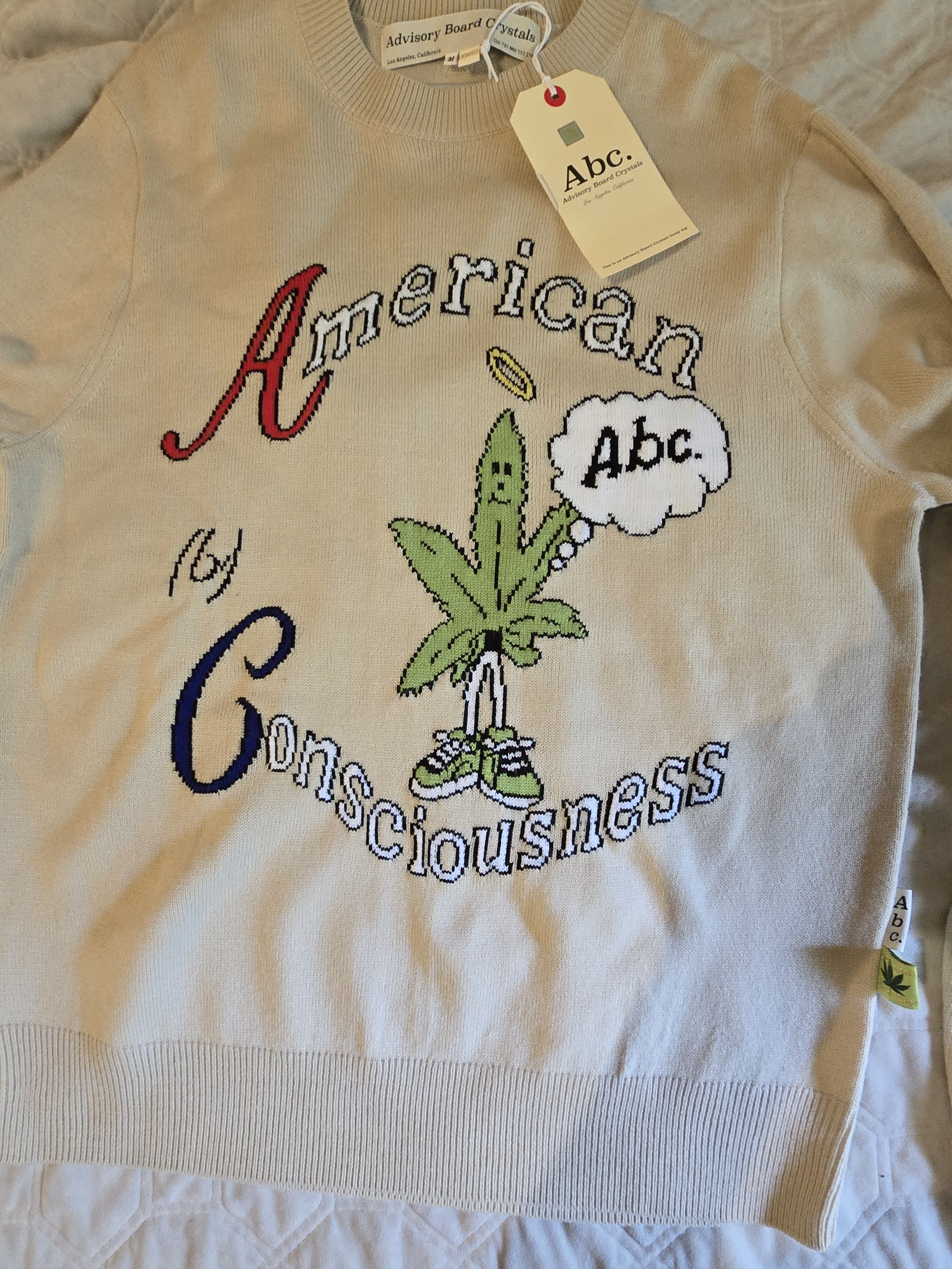 Advisory Board Crystals American Consciousness Sweatshirt sz M Size US M / EU 48-50 / 2 - 2 Thumbnail