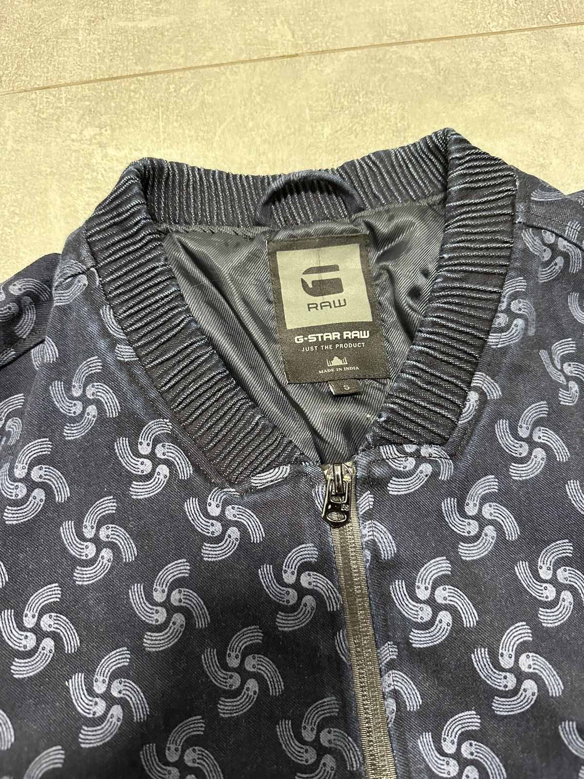 G-Star × Pharrell G Star Pharrel Williams Blue Bomber Exclusive Jacket Size S Size US S / EU 44-46 / 1 - 5 Thumbnail