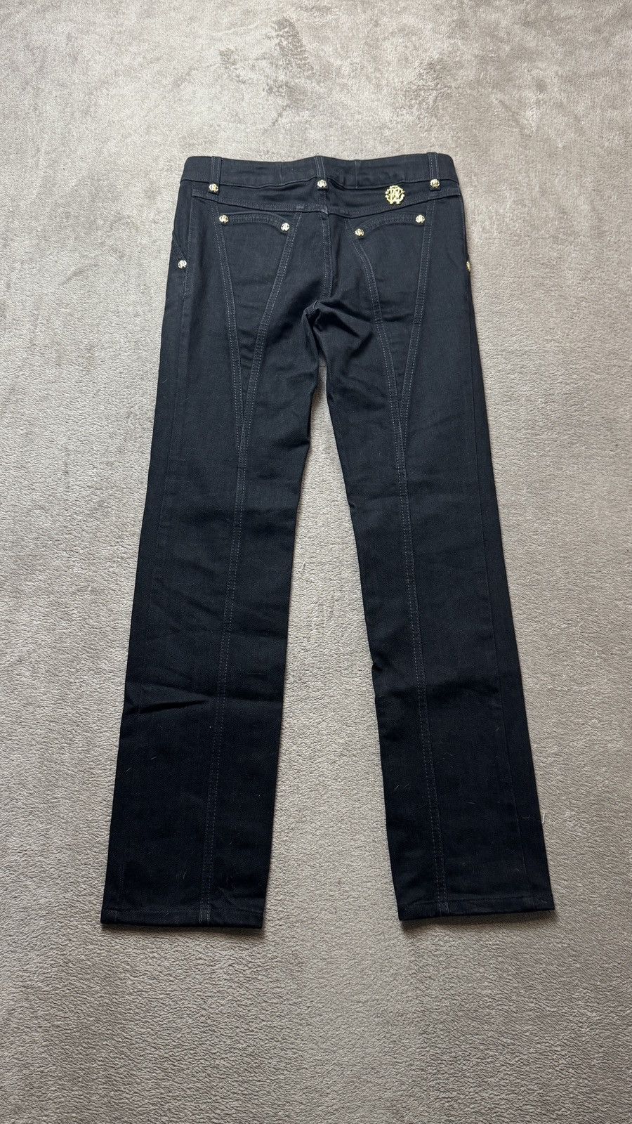 Roberto Cavalli Y2K Faded Punk Jeans grunge LGB hedi slimane dior ysl acne Size 27" / US 4 / IT 40 - 1 Thumbnail