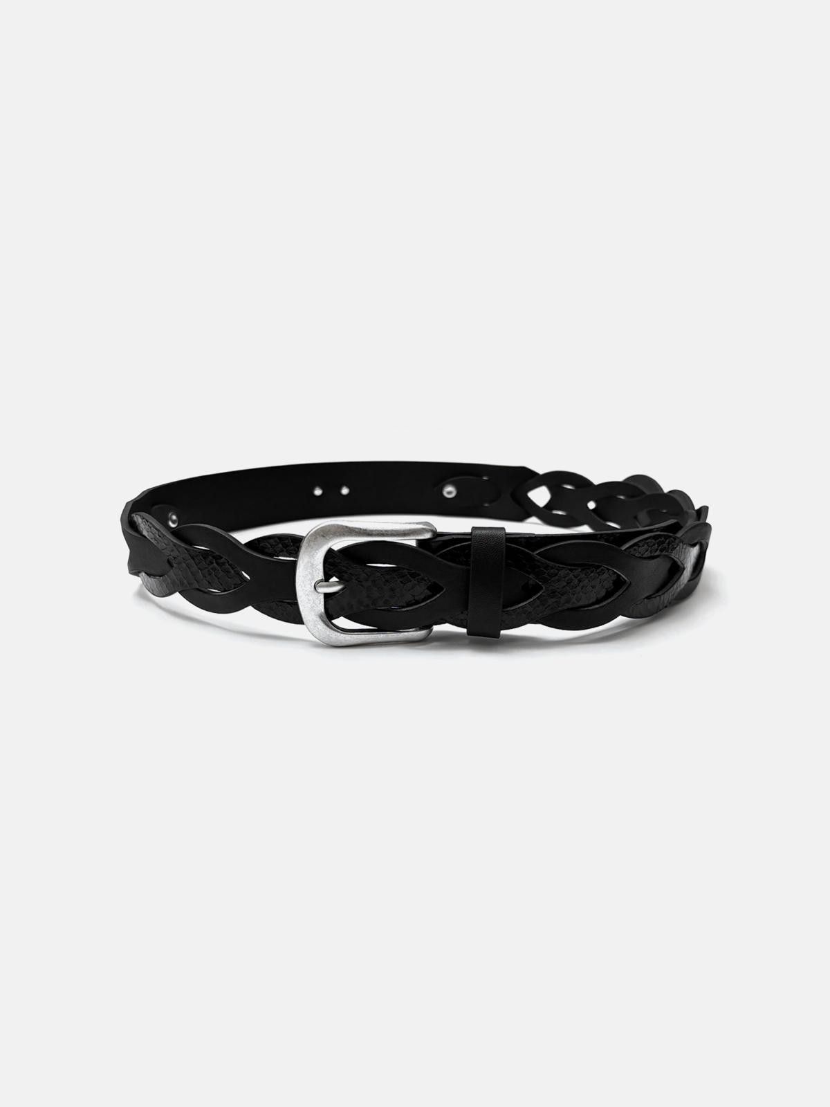 Japanese Brand Twist Leather Belt Size ONE SIZE - 5 Thumbnail