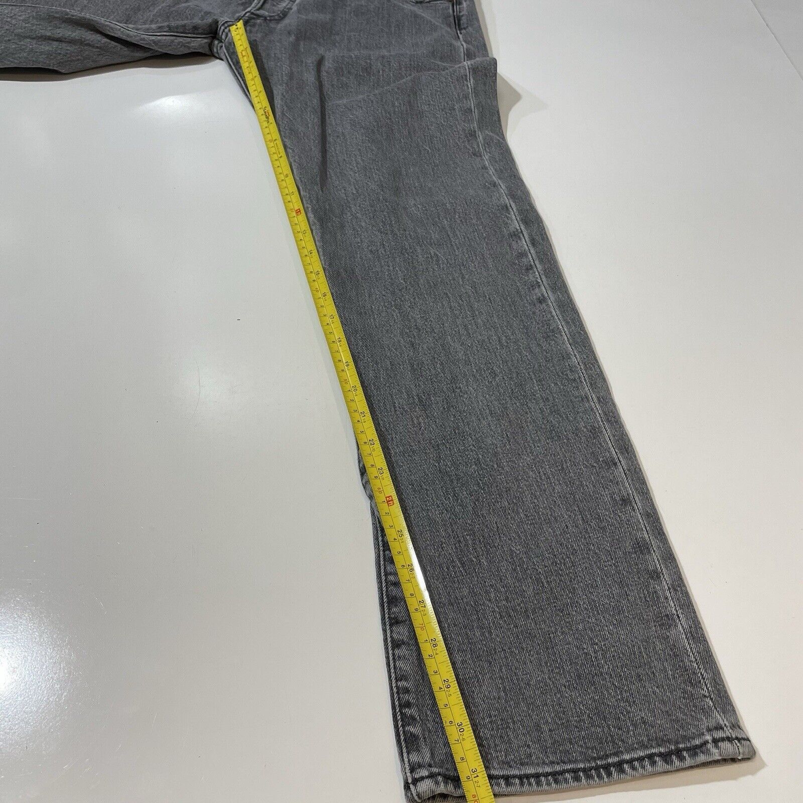 Levi's Levis 501 Jeans Men’s Straight Leg Button Fly 34x32 Charcoal Size US 34 / EU 50 - 6 Thumbnail