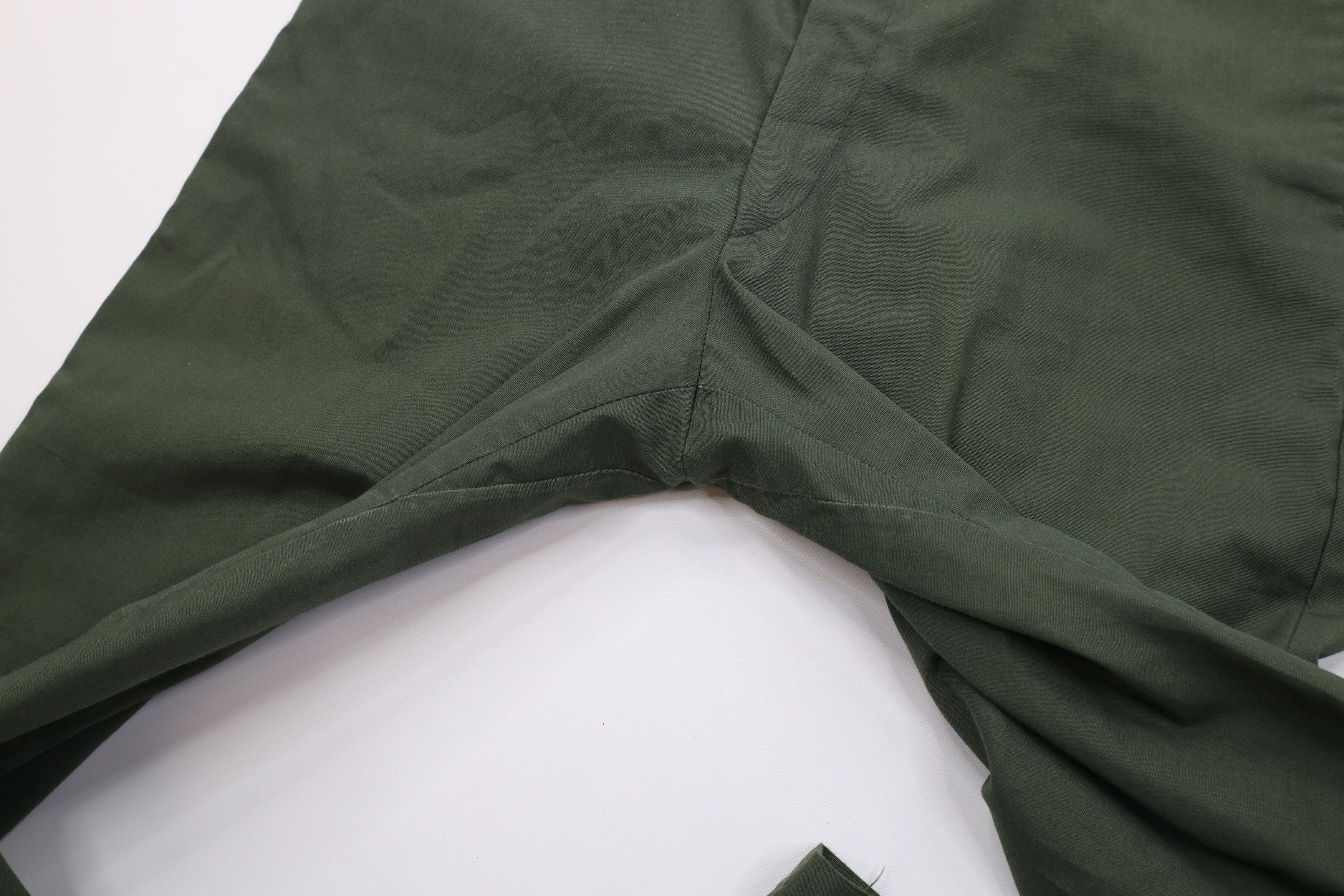 Vintage Vintage 60s Streetwear Wide Leg Chino Pants Green USA Size US 34 / EU 50 - 7 Thumbnail