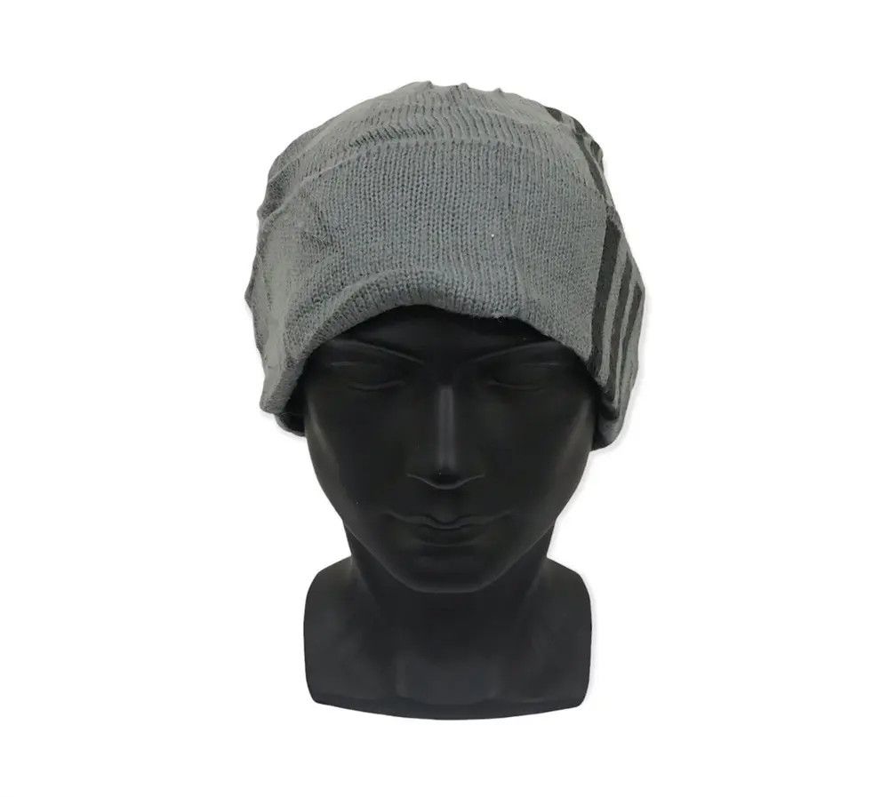 Japanese Brand Japanese Brand Stripe Beanie Hat Size ONE SIZE - 2 Thumbnail
