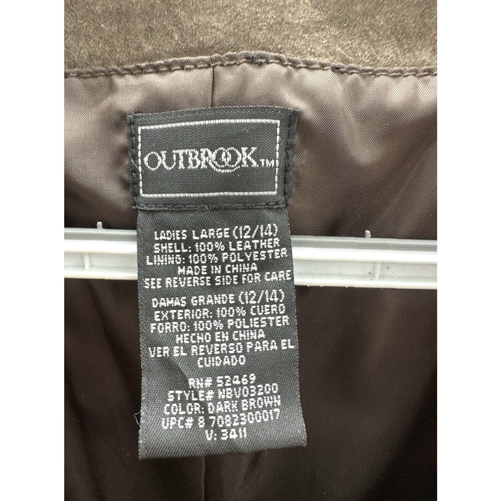 Vintage Outbrook Womens Vest Brown Suede Leather Lined Button Up Size Large 12/14 Casual Formal City 90s Womens Vest Size L / US 10 / IT 46 - 4 Thumbnail