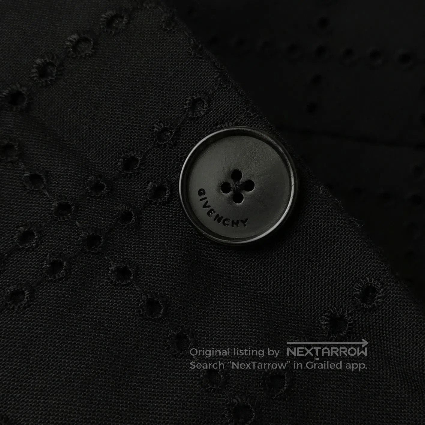 Givenchy Givenchy Cotton Houndstooth Lapel Coat XXL. Size US XXL / EU 58 / 5 - 1 Thumbnail