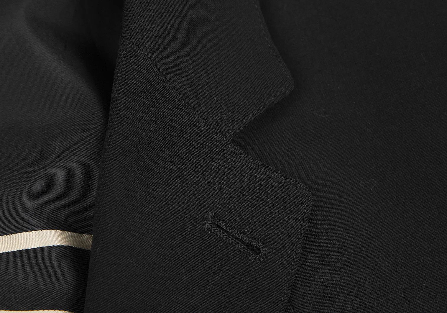 Jean Paul Gaultier Wool 3-Button Jacket in Black, Size 48 Size US M / EU 48-50 / 2 - 5 Thumbnail