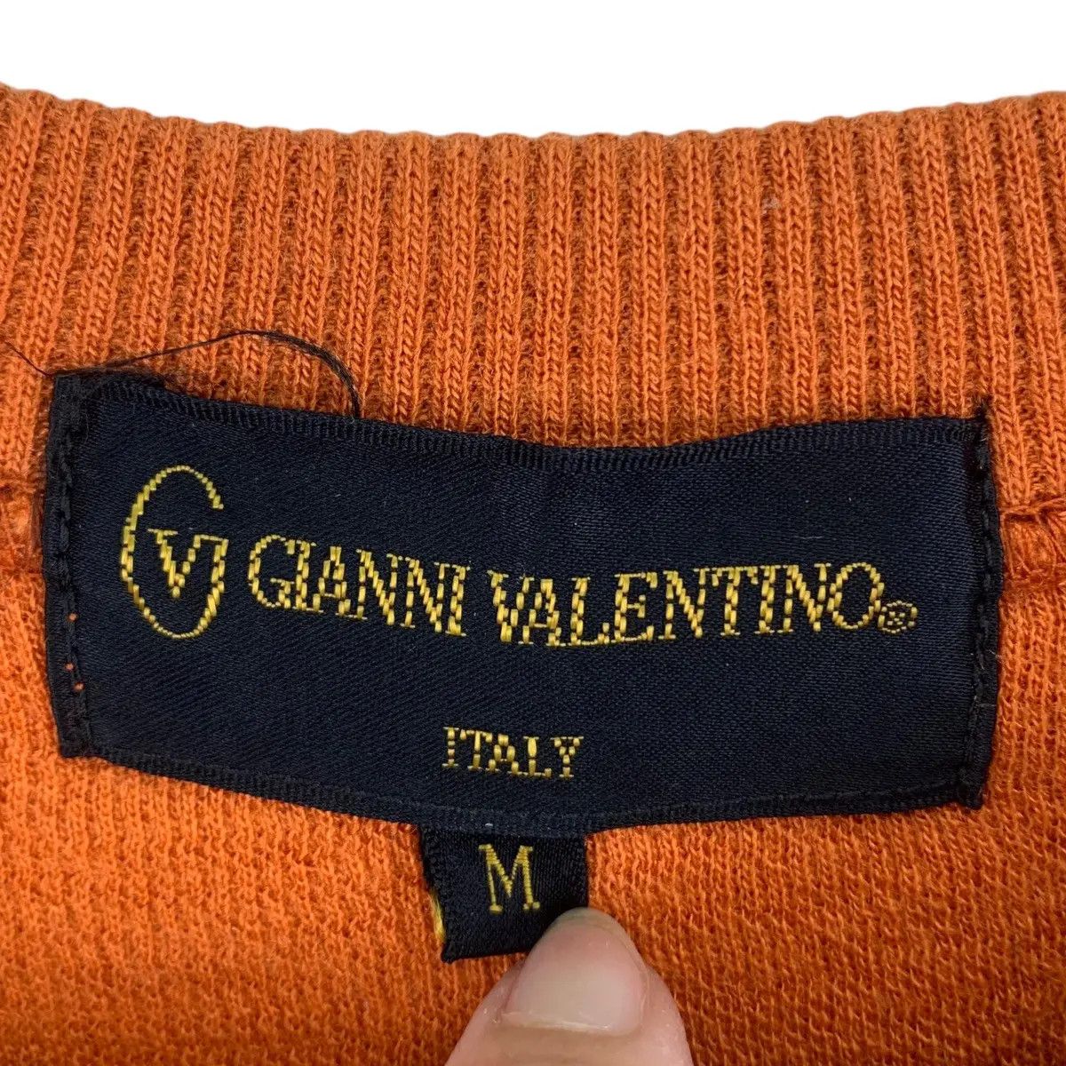 Vintage Vtg GIANNI VALENTINO ITALY Embroidered Sweatshirt Pullover Size M / US 6-8 / IT 42-44 - 6 Thumbnail