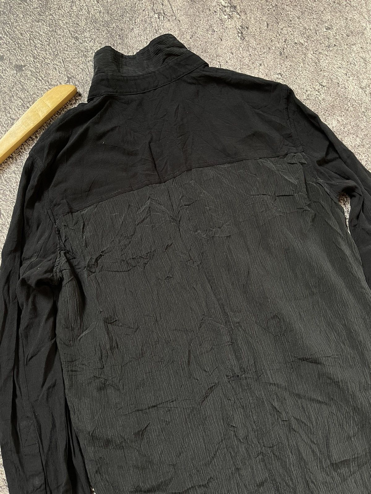 Helmut Lang Helmut Lang Big Pocket Black Long Shirt Size US M / EU 48-50 / 2 - 5 Thumbnail