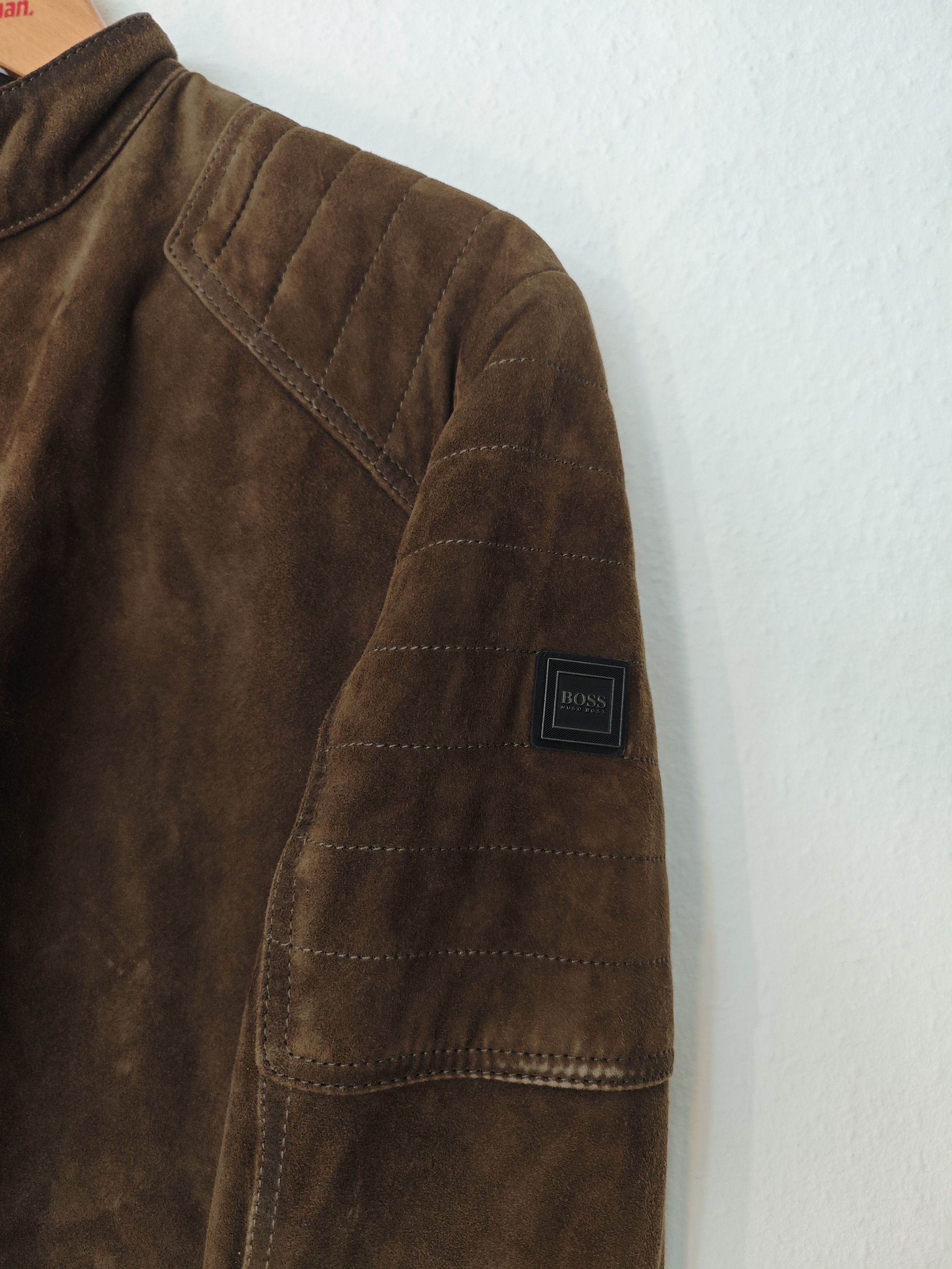 Hugo Boss Hugo Boss leather jacket Size US L / EU 52-54 / 3 - 3 Thumbnail