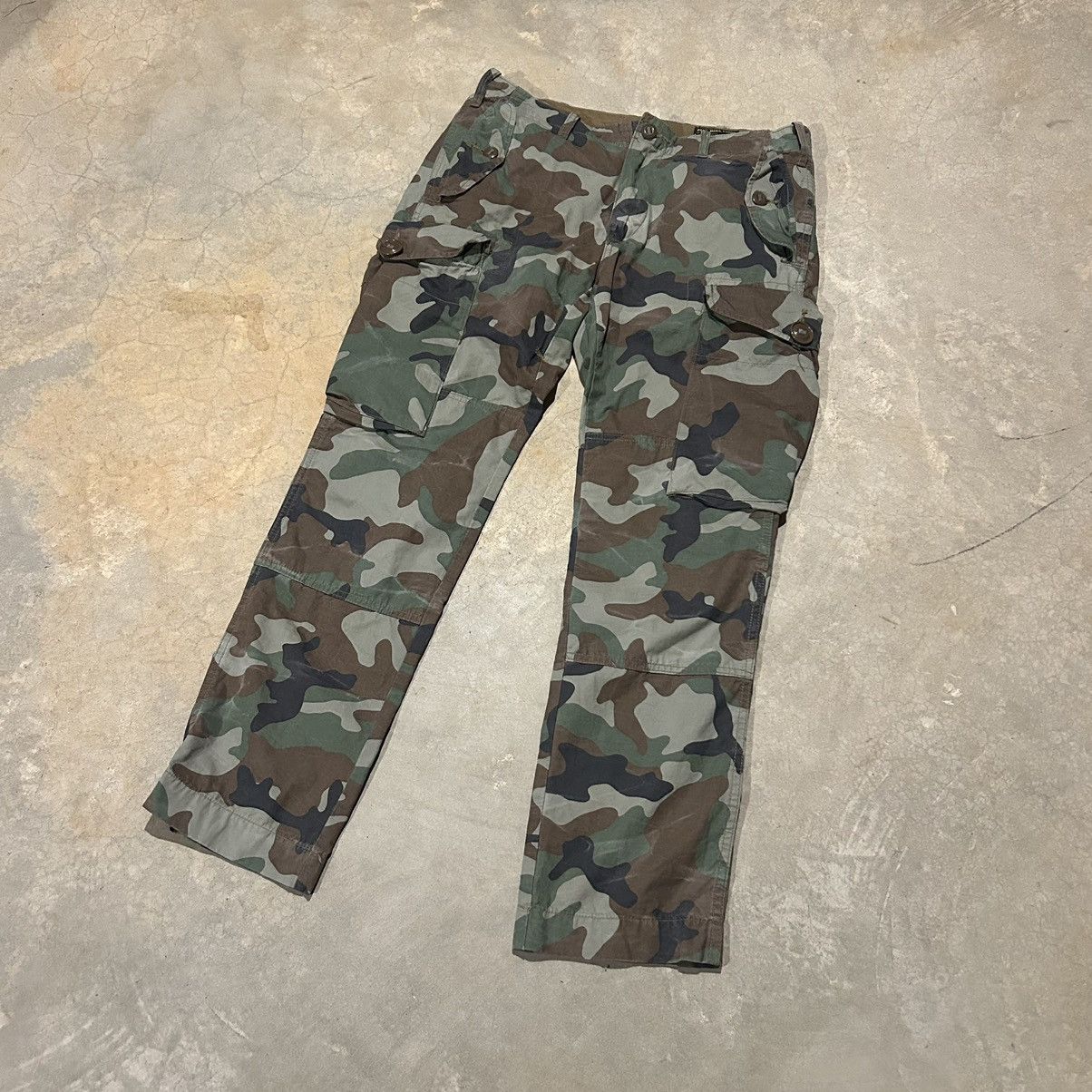Polo Ralph Lauren × Vintage Vintage Polo Ralph Lauren Utility Military Camo Cargo Pants Size US 32 / EU 48 - 2 Thumbnail