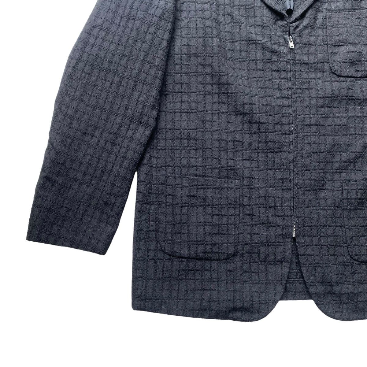 Comme des Garcons Homme AD1997 CdgH Blazer Jacket Zipper Embroidered Size US L / EU 52-54 / 3 - 9 Thumbnail