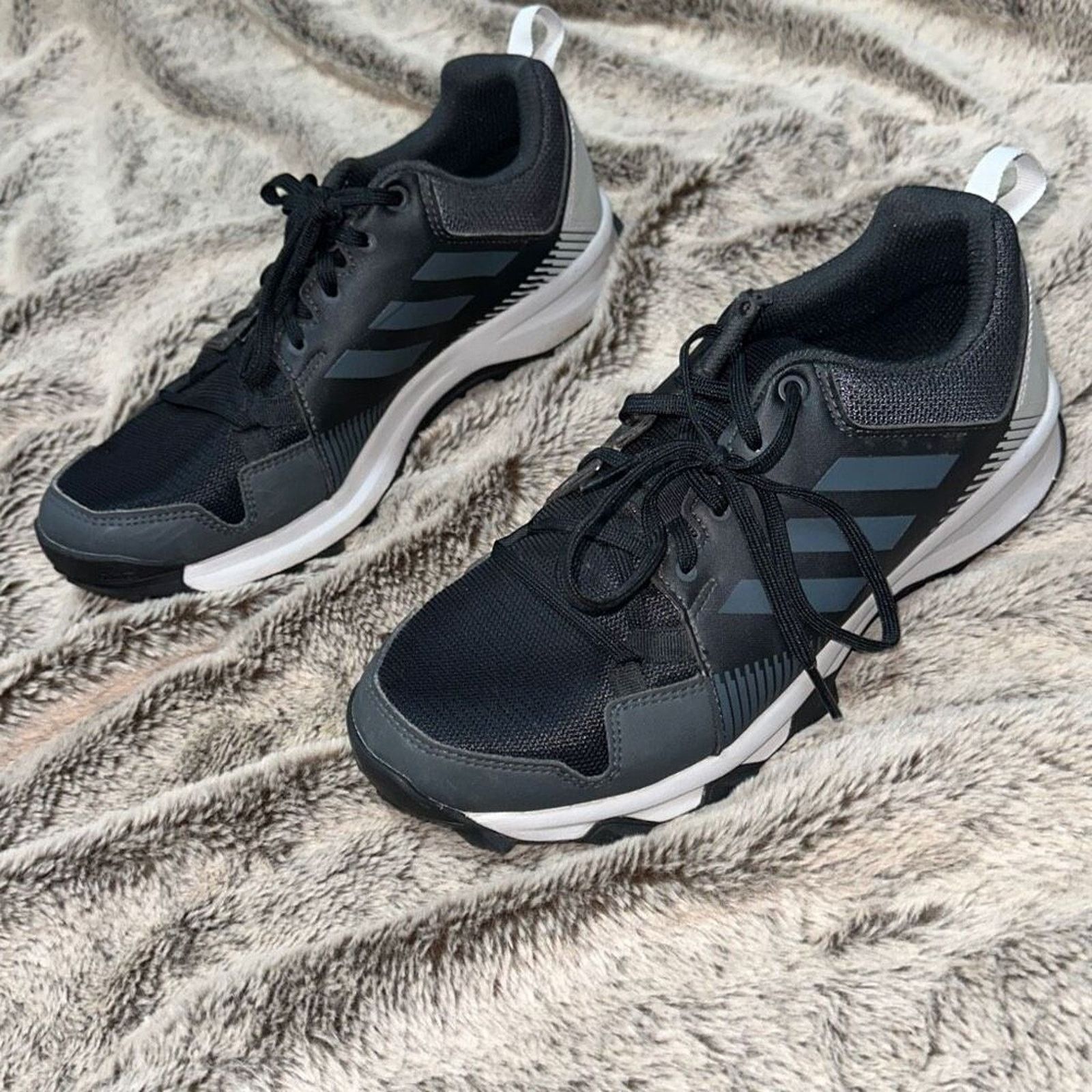 Adidas Adidas Terrex Black Outdoor Trail Hiking Shoes | Sz 8.5 Size US 8.5 / IT 38.5 - 2 Thumbnail