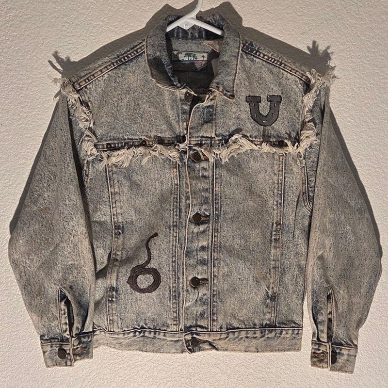 L.A. Roxx Vintage L.A. Joe Blue Jean Jacket - Size Medium Size M / US 6-8 / IT 42-44 - 4 Thumbnail