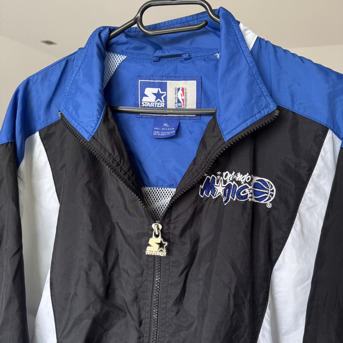 NBA × Starter × Vintage Vintage 90s Orlando Magic Windbreaker Light Jacket NBA Boxy Size US L / EU 52-54 / 3 - 5 Thumbnail