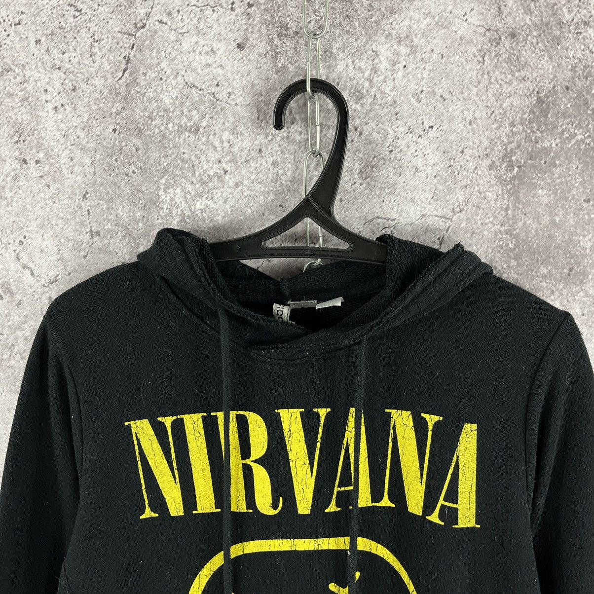 Band Tees Nirvana Hoodie Big Logo Rock Band Smile Black Size L Size US L / EU 52-54 / 3 - 2 Thumbnail