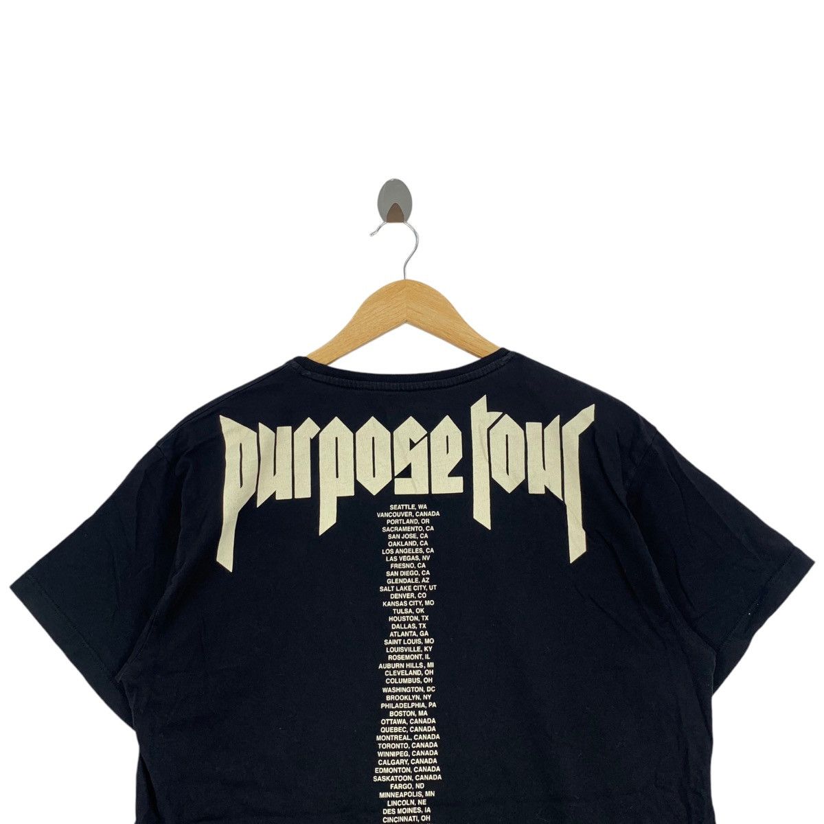 Justin Bieber JUSTIN BIEBER PURPOSE Tour Staff Merchandise Black Size US L / EU 52-54 / 3 - 2 Thumbnail