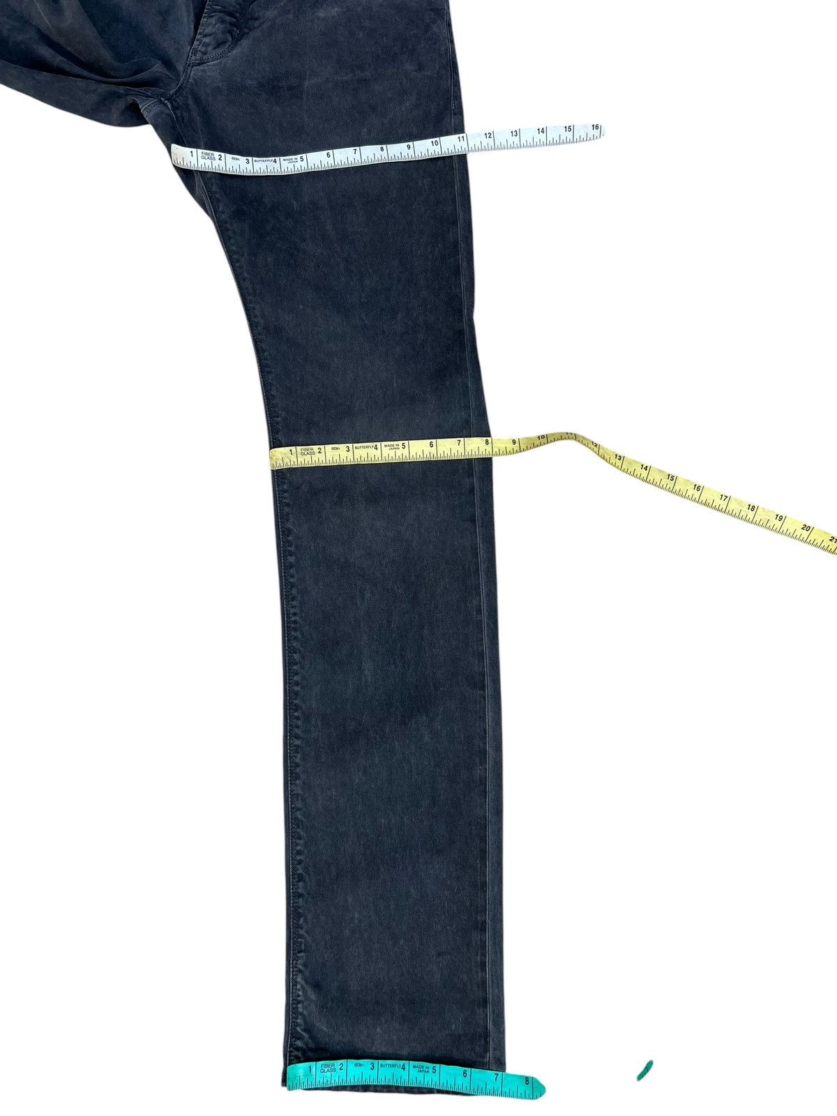 Distressed Prada Waxed Jeans
