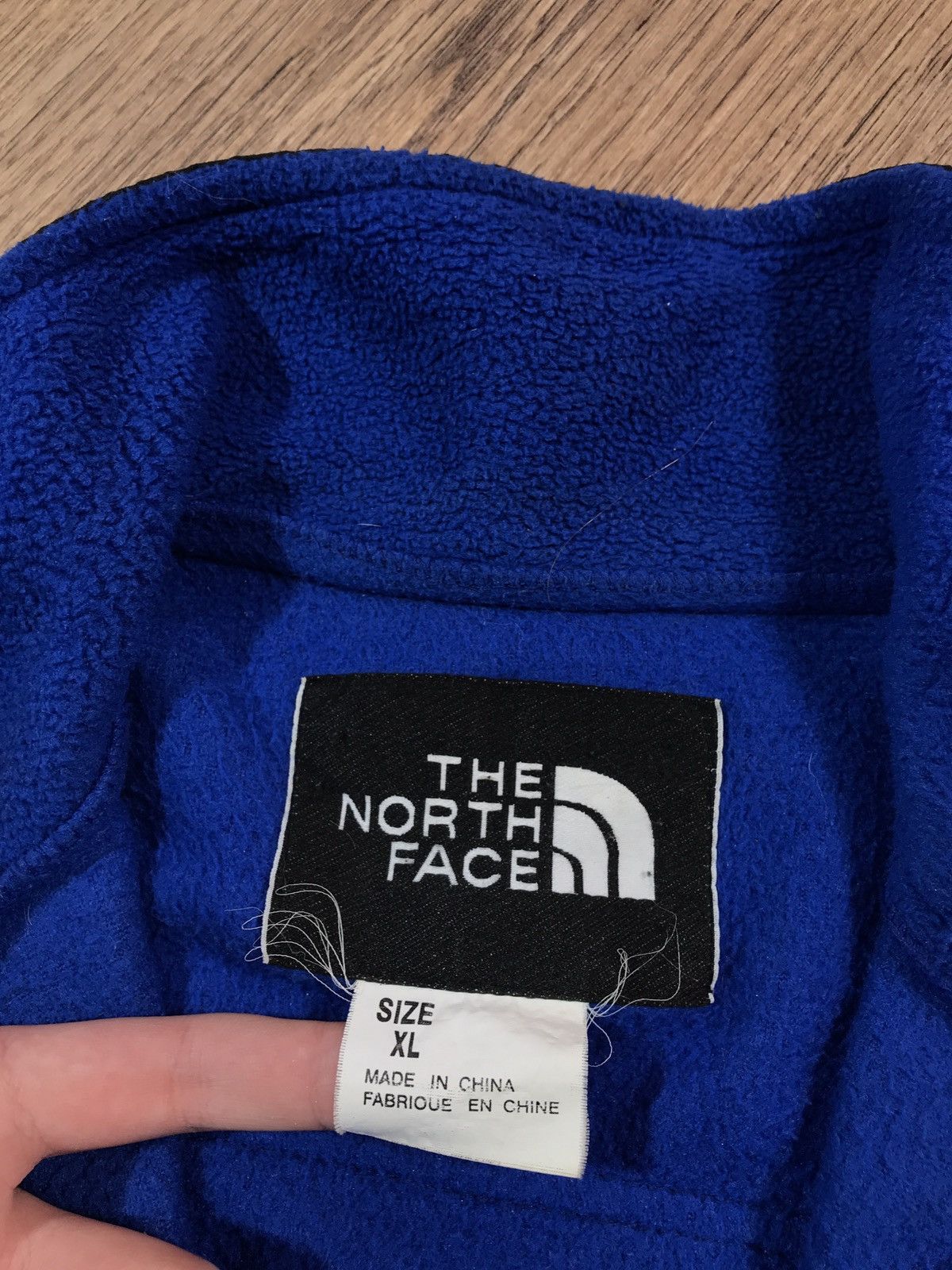The North Face × Vintage Vintage The North Face 90s Retro Nylon Fleece Jacket Size US XL / EU 56 / 4 - 6 Thumbnail