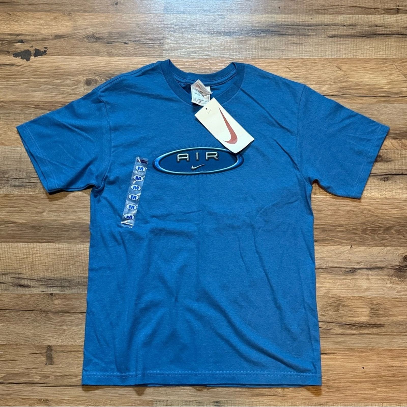 Nike 90s Nike Air Center Swoosh short Sleeve Size US S / EU 44-46 / 1 - 1 Thumbnail