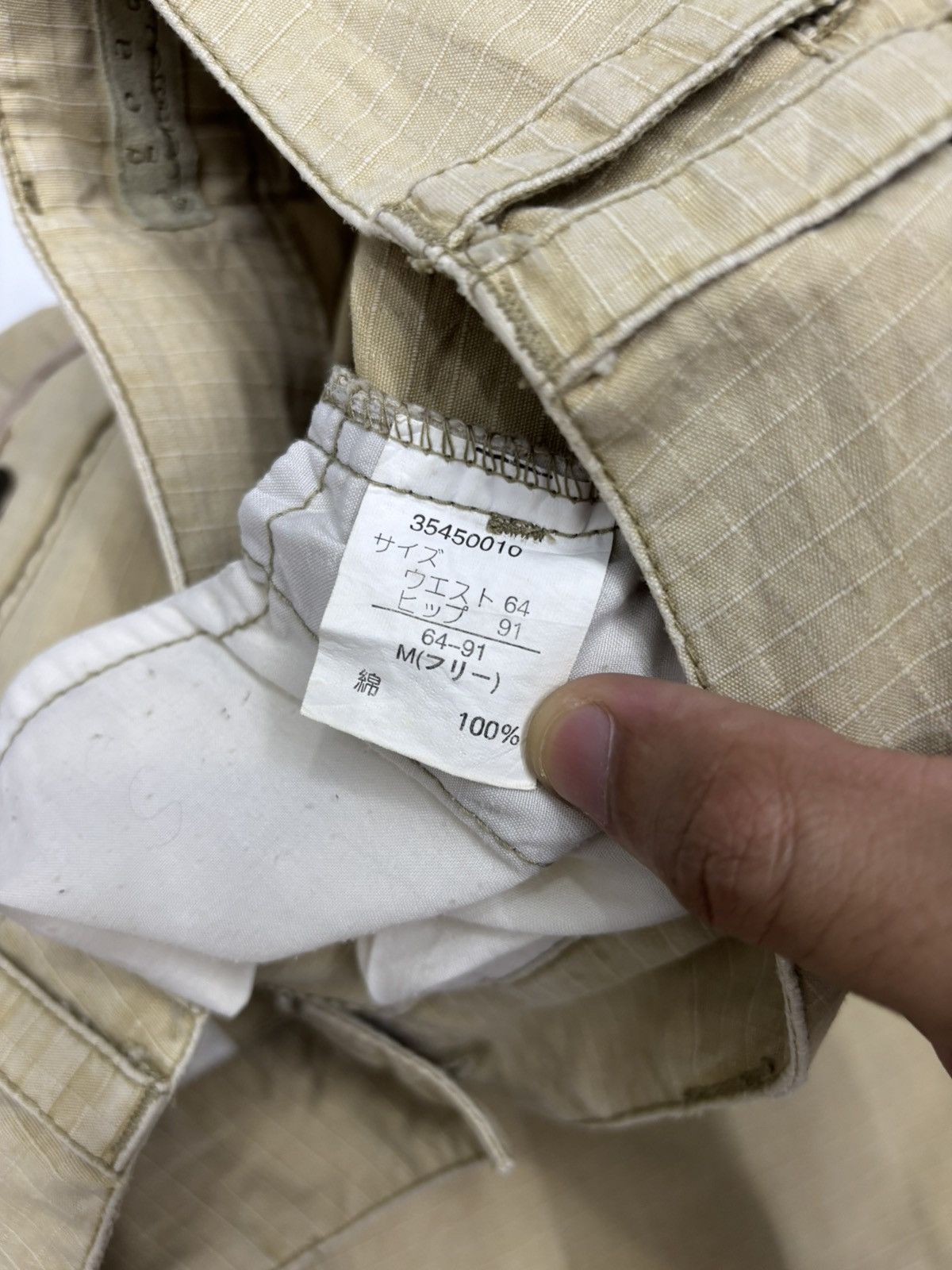 GOA 🔥G.O.A SUPER FLARED PARACHUTE PANTS CARGO LOW RISE Size US 28 / EU 44 - 11 Thumbnail