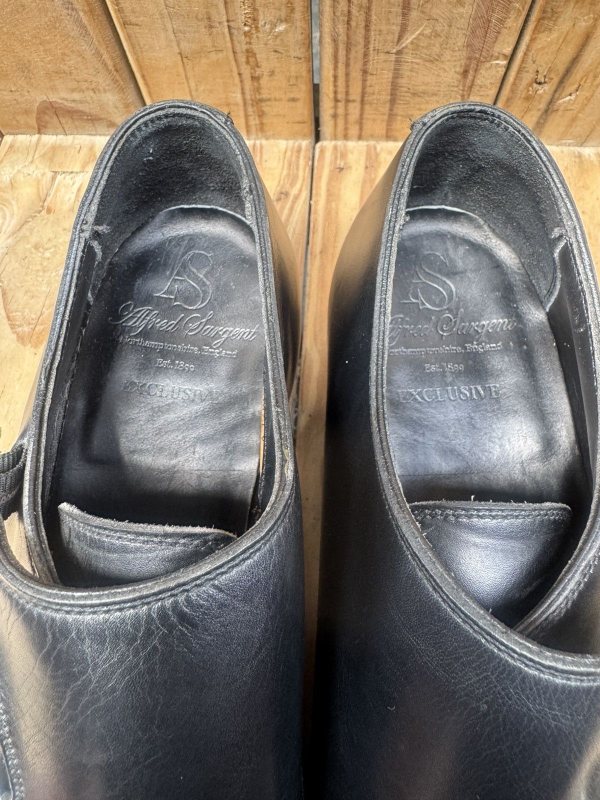 Alfred Sargent Alfred Sargent Ramsey Monk strap leather shoes USA 10 Size US 10 / EU 43 - 17 Thumbnail