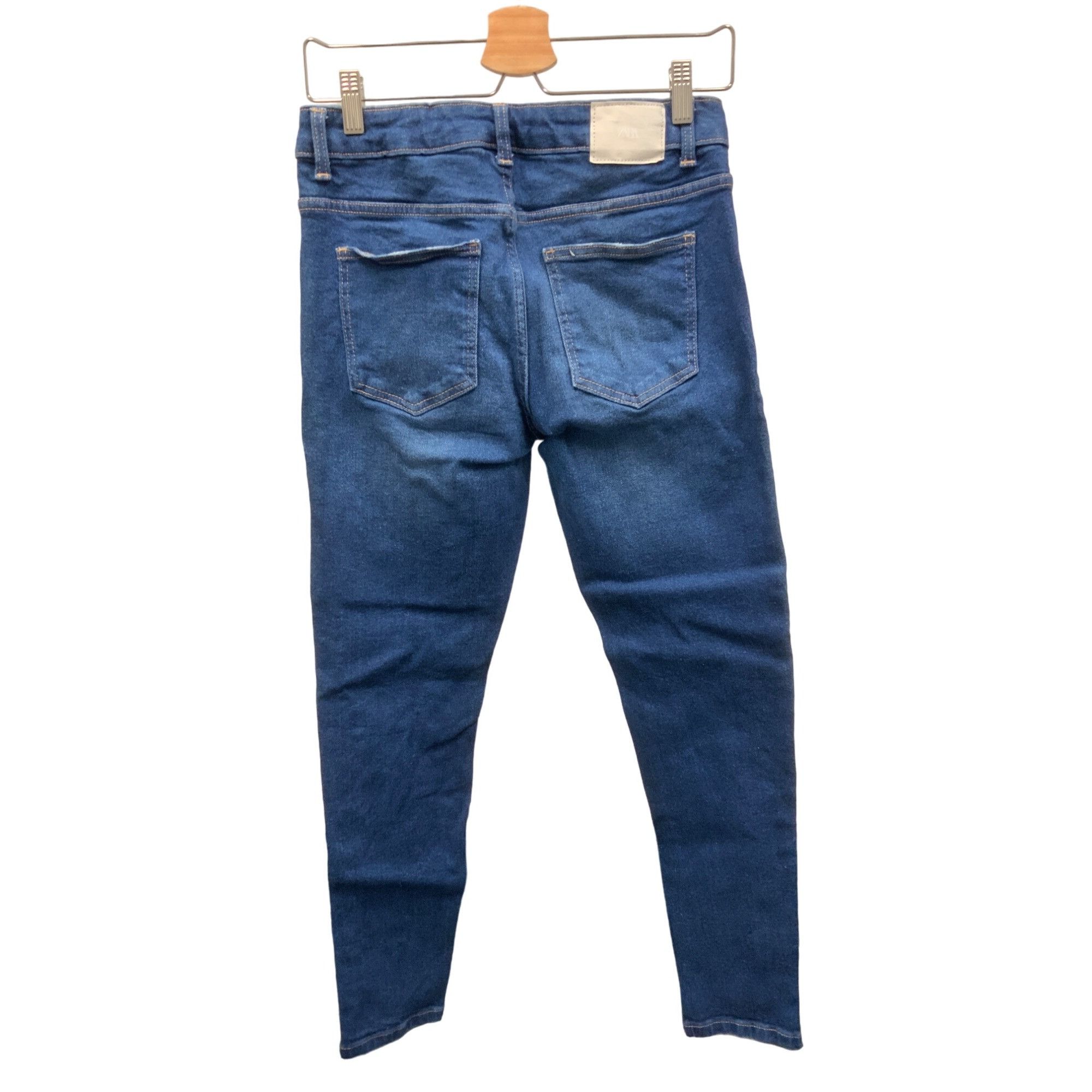 Zara Zara Z1975 Indigo Blue Mid-Rise Skinny Jeans Size 28" / US 6 / IT 42 - 8 Thumbnail
