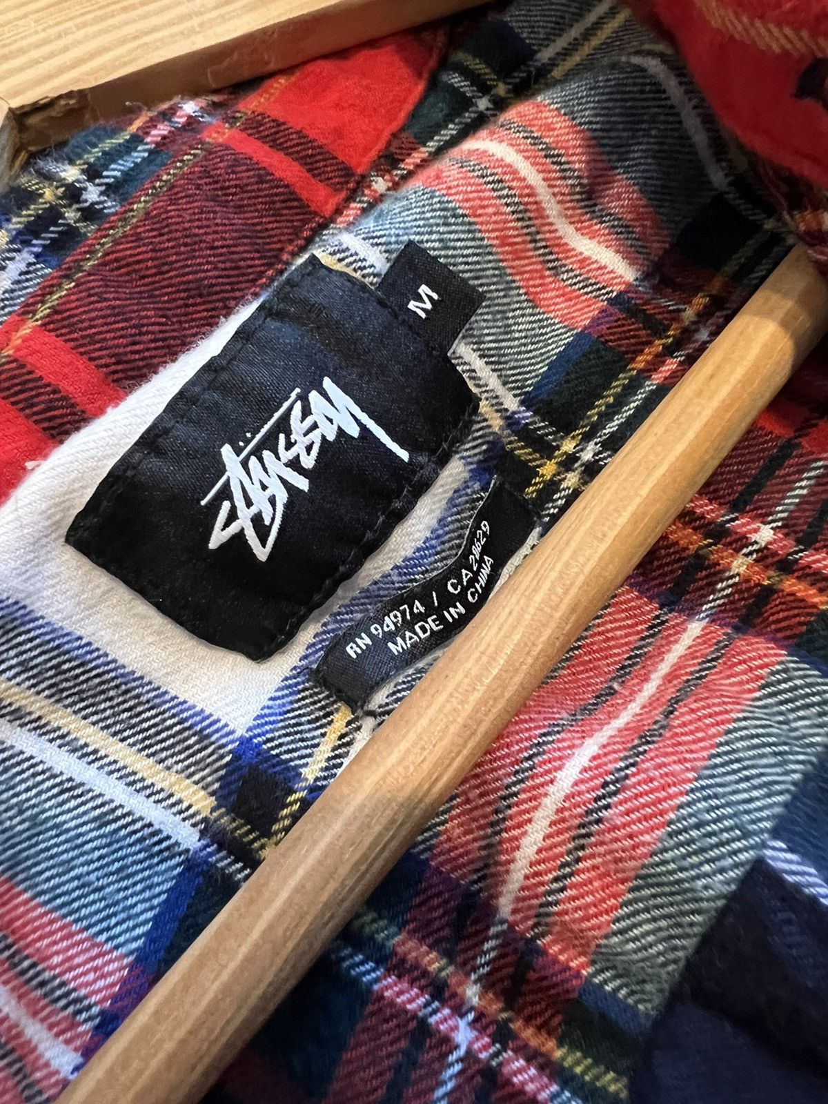 Stussy Multi plaid stussy flannel Size US M / EU 48-50 / 2 - 5 Thumbnail