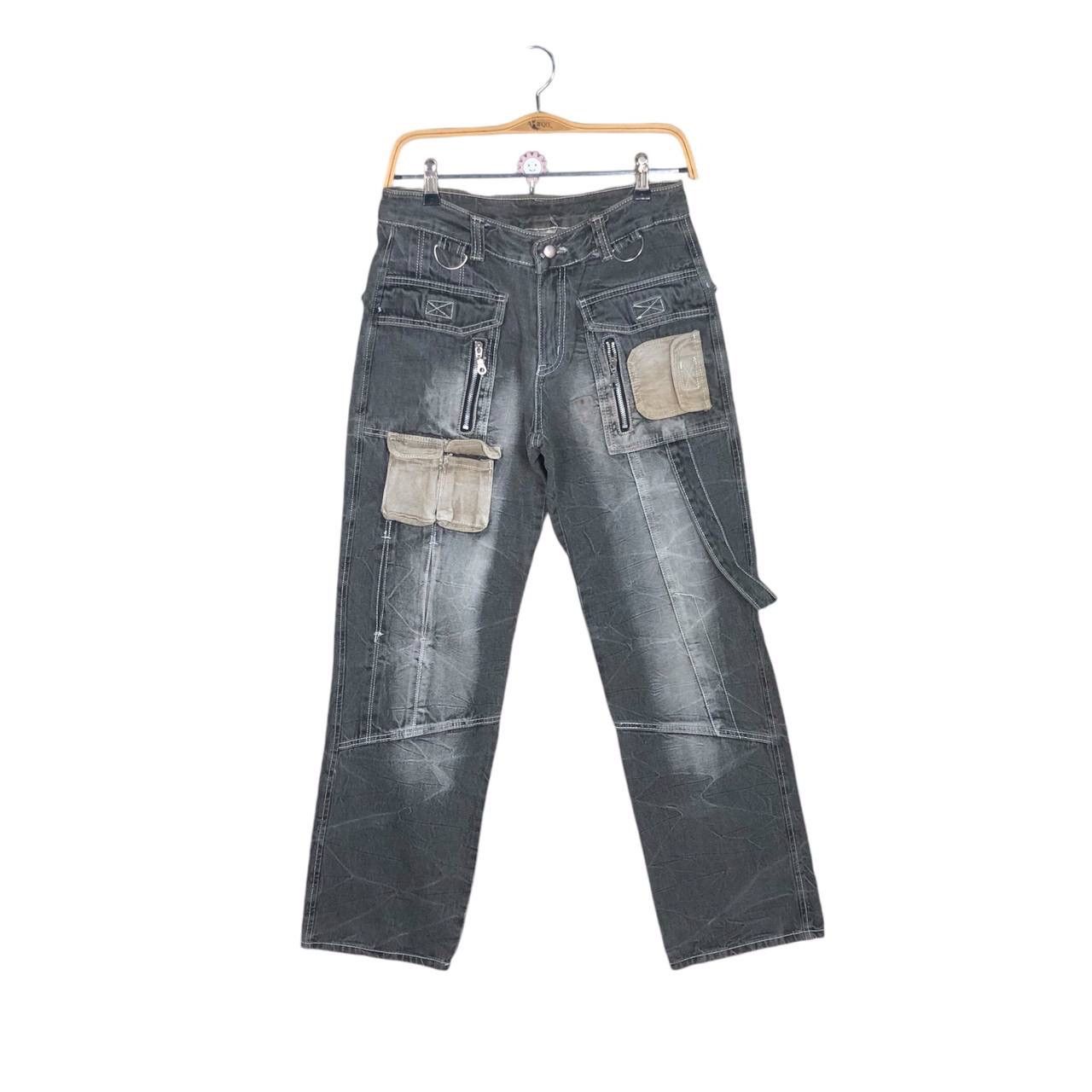 If Six Was Nine Distressed Aston Design Multipocket Ripped Jeans Size US 29 - 1 Thumbnail