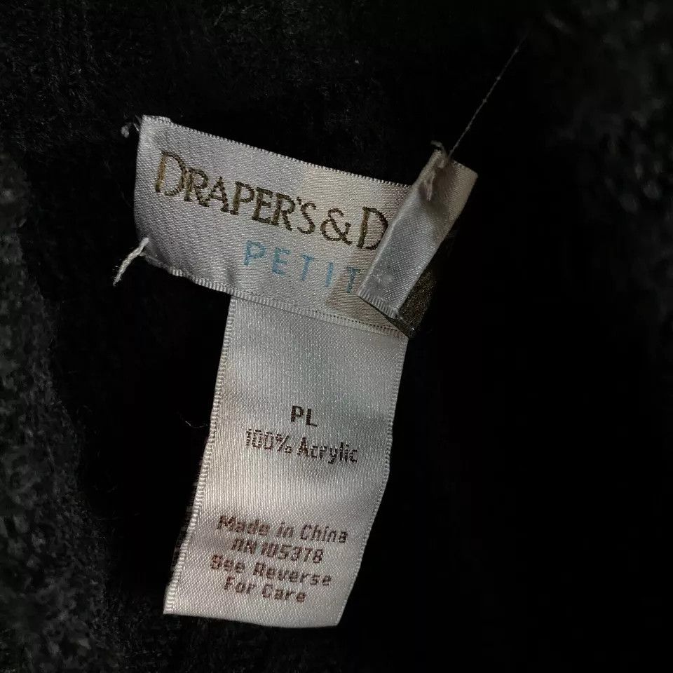 Other Drapers & Damon's Sweater Women's Petite Large Knitted PL Size L / US 10 / IT 46 - 3 Thumbnail