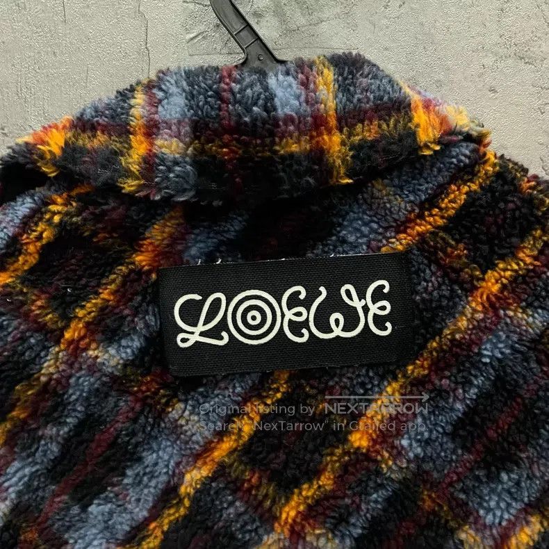 Loewe Loewe Fleece pocket tartan jacket Size M / US 6-8 / IT 42-44 - 8 Thumbnail