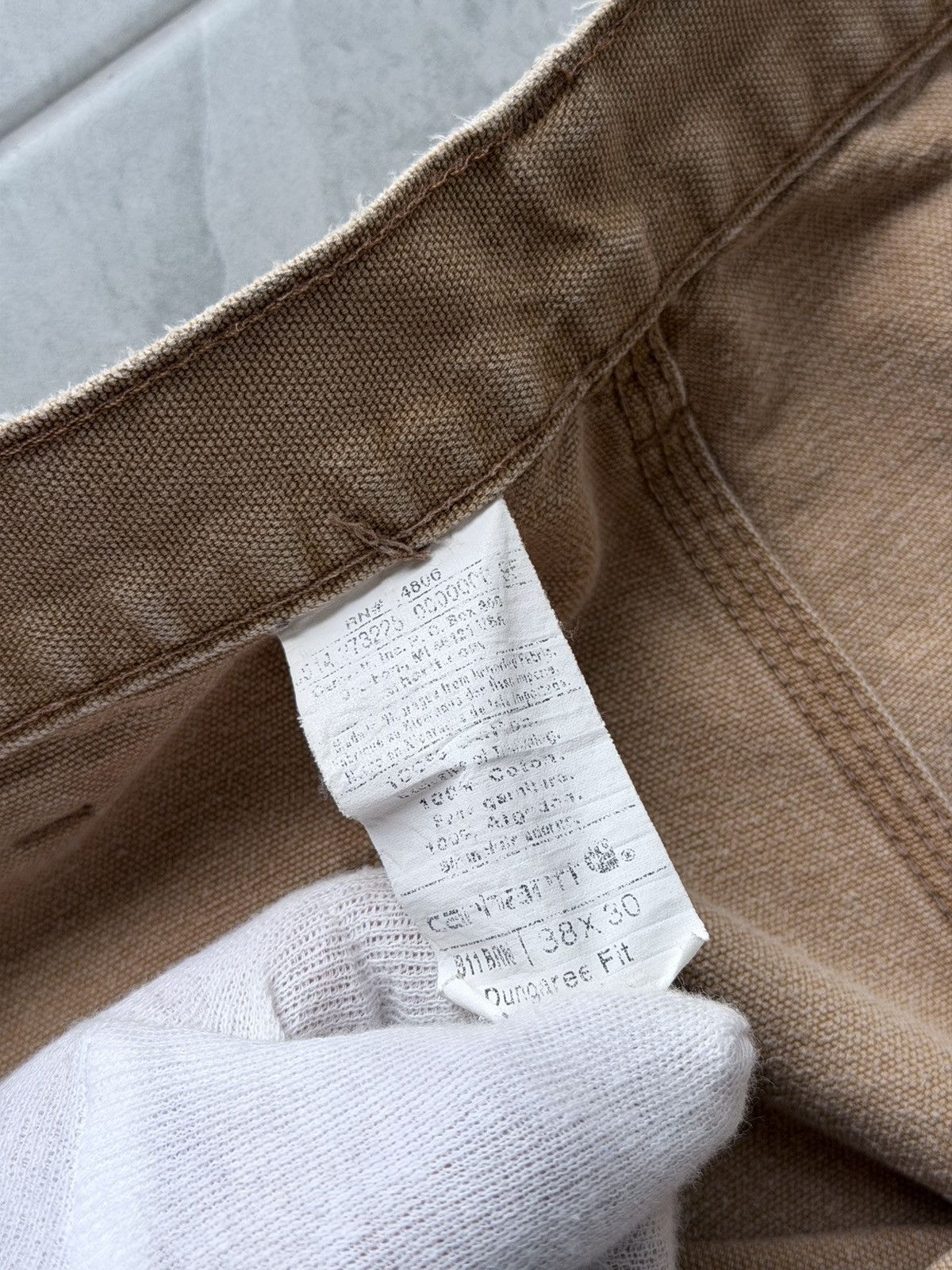 Carhartt Vintage Carhartt Brown Faded Carpenter Work Pants Size US 38 / EU 54 - 12 Thumbnail