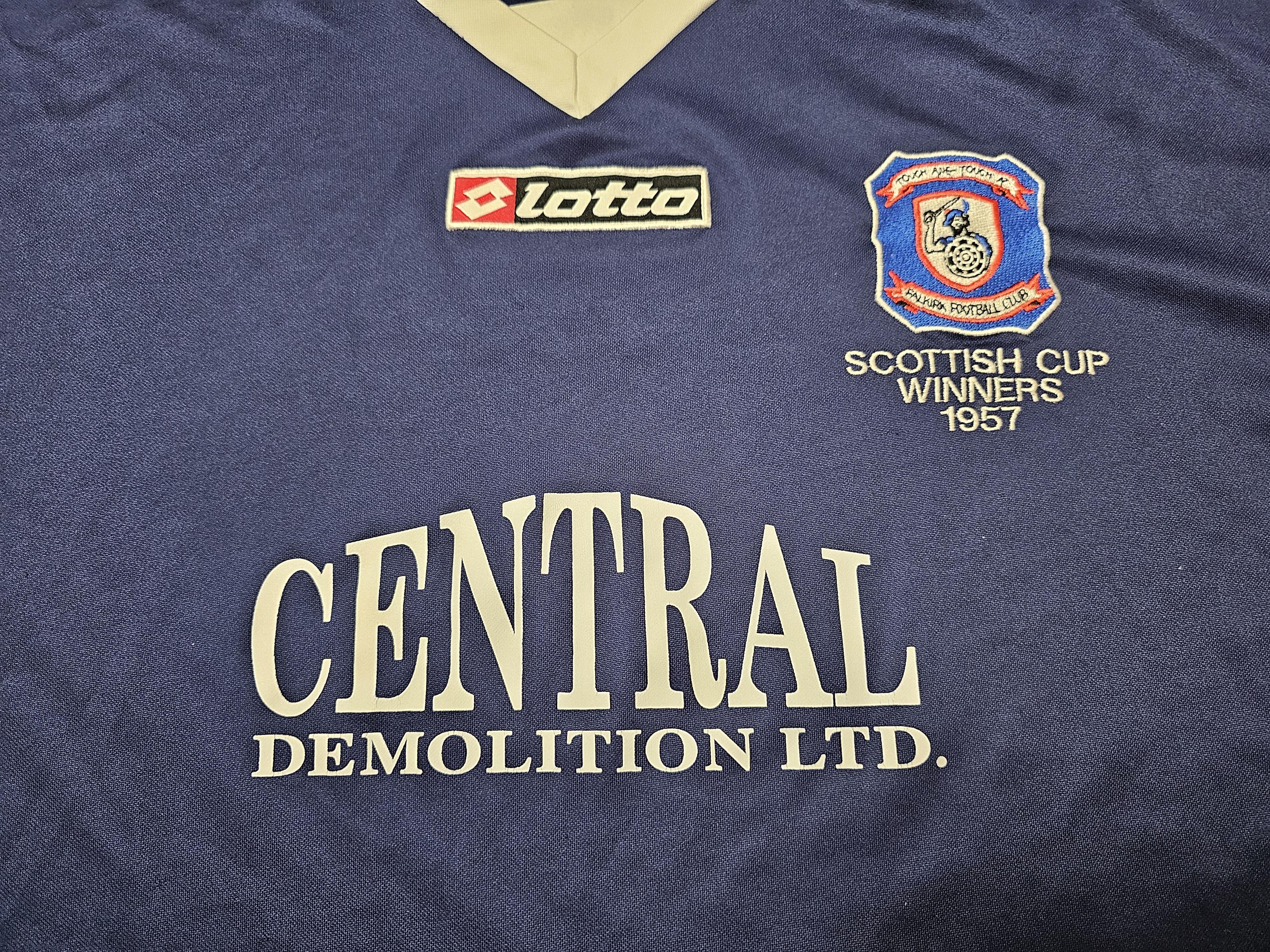 Lotto Sport FALKIRK 2007 2008 HOME FOOTBALL SHIRT SCOTLAND SOCCER JERSEY Size US XXL / EU 58 / 5 - 3 Thumbnail