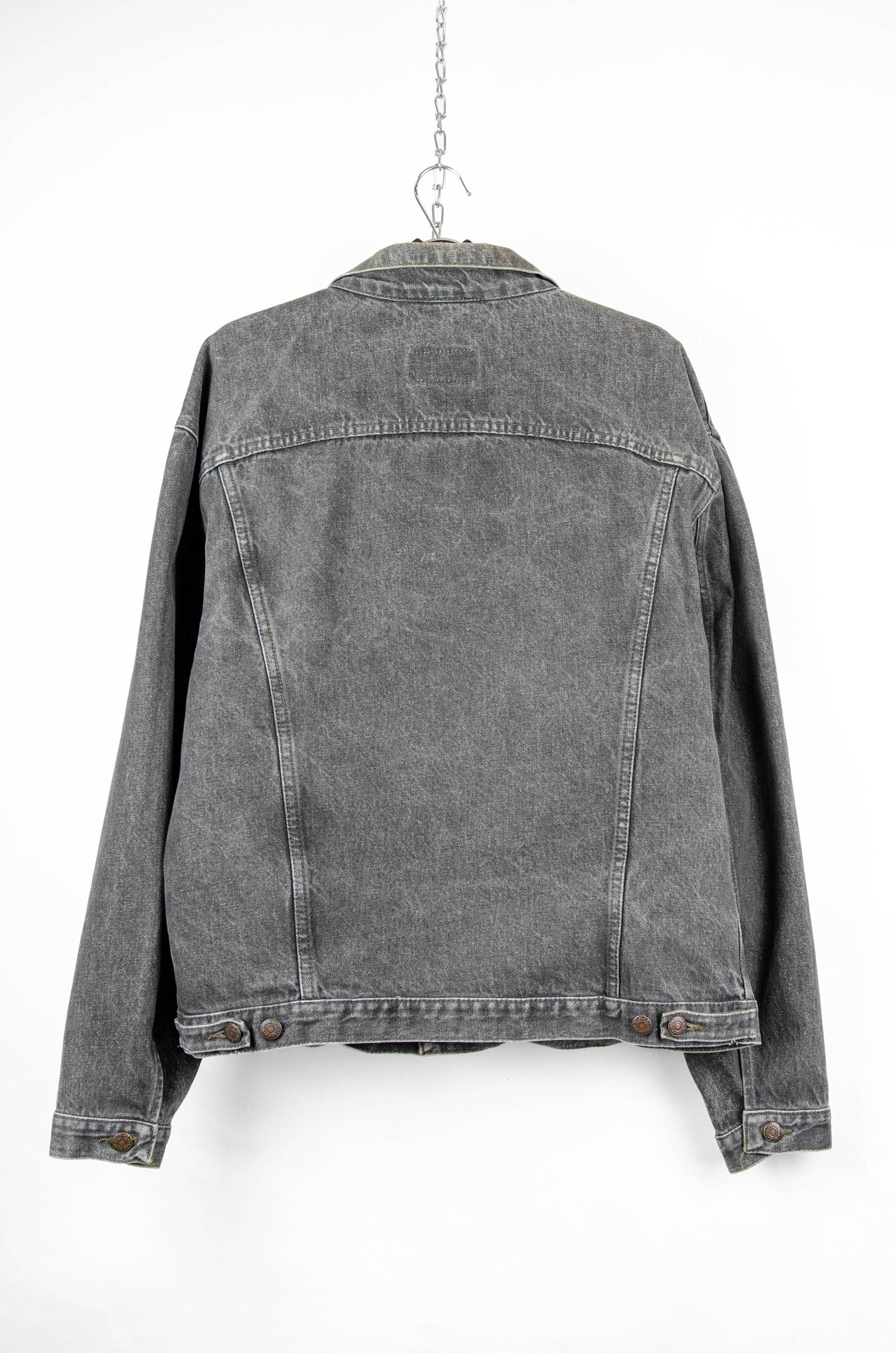 Levi's Levi’s Vintage Grey Denim Trucker Jacket – Size L Size L / US 10 / IT 46 - 2 Thumbnail