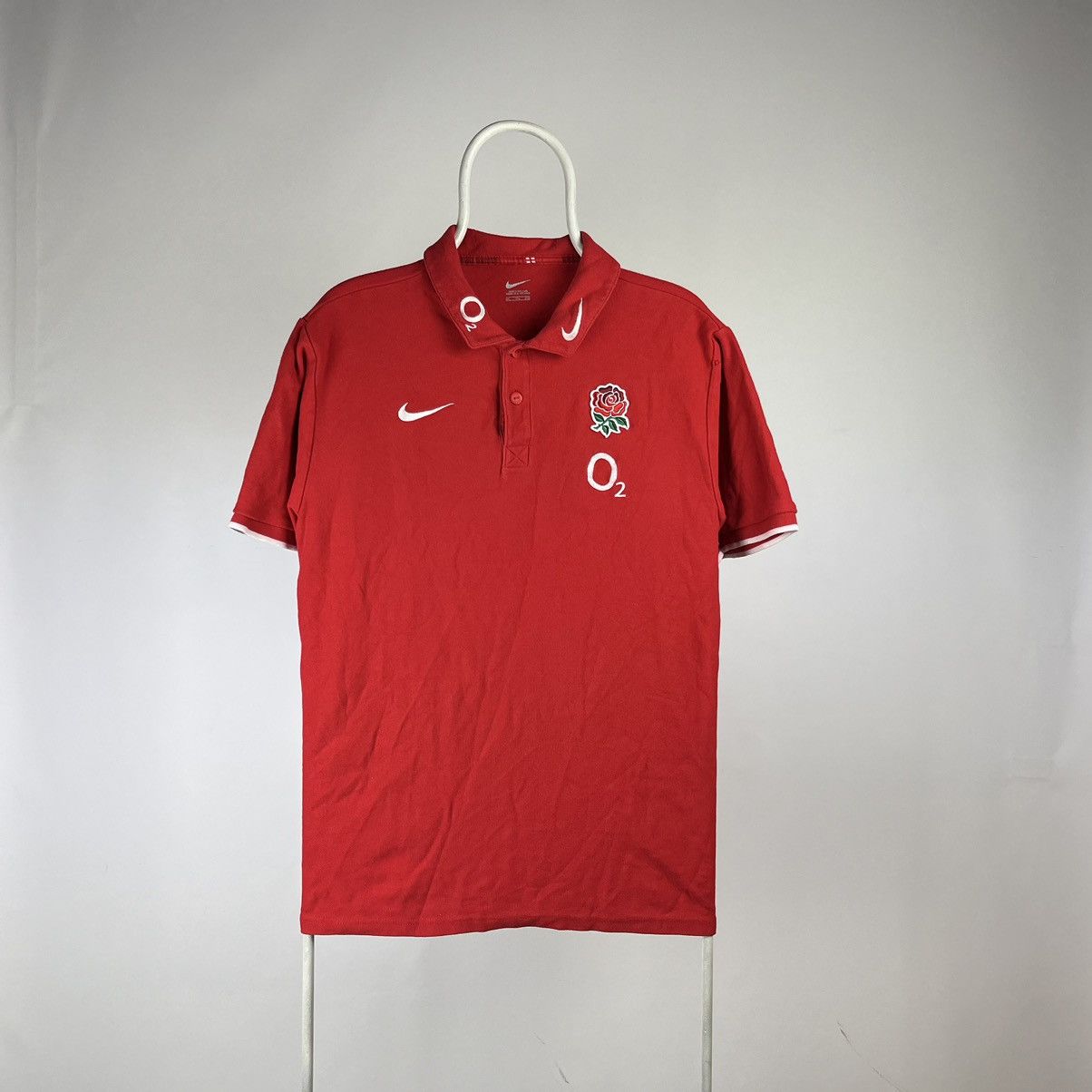 Nike Vintage Nike England rugby polos O2 size XXLarge | Grailed