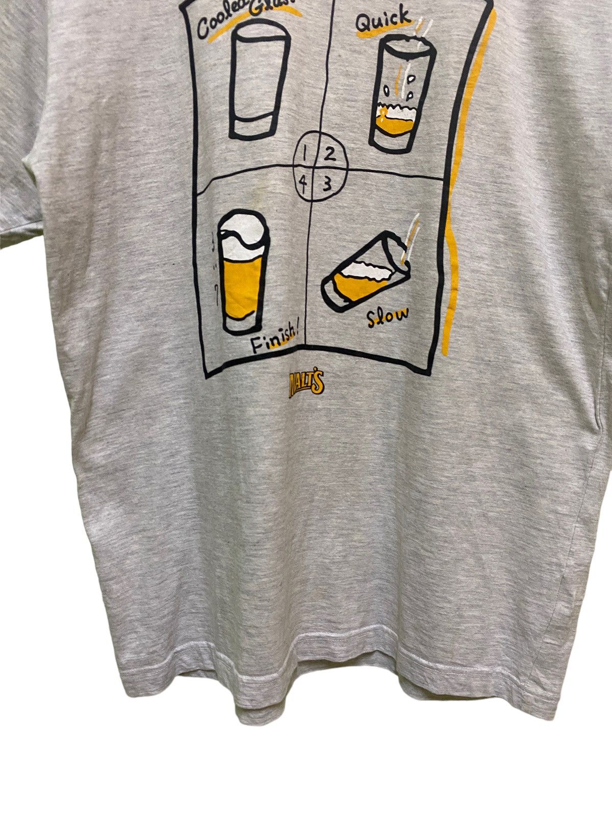 Japanese Brand Vintage Malt's Beer t shirts Size US M / EU 48-50 / 2 - 6 Thumbnail