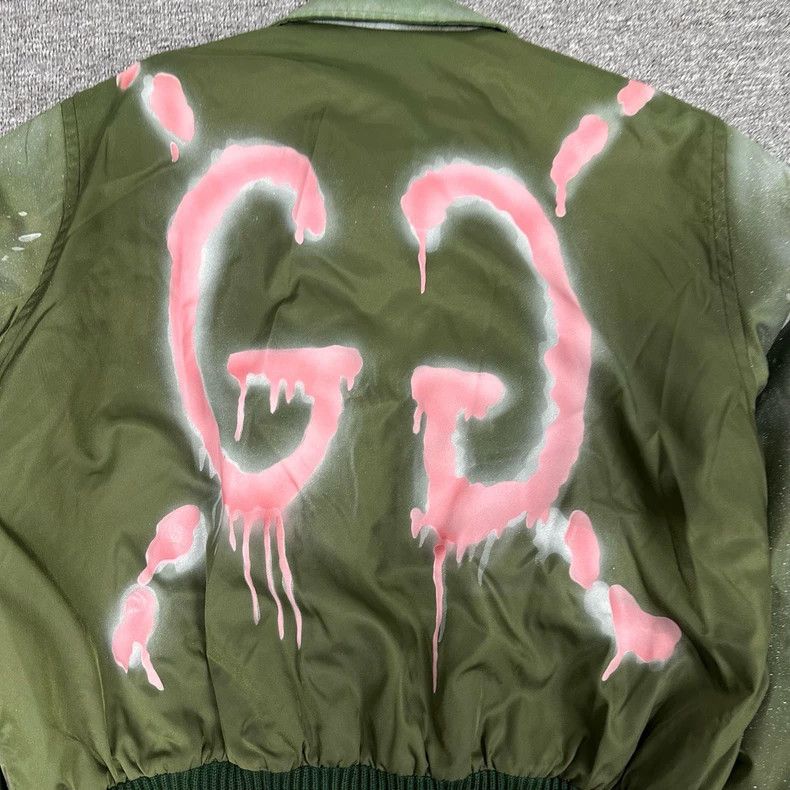 Gucci Gucci Hand-painted frost splash ink graffiti lapel jacket 2 Size US M / EU 48-50 / 2 - 3 Thumbnail