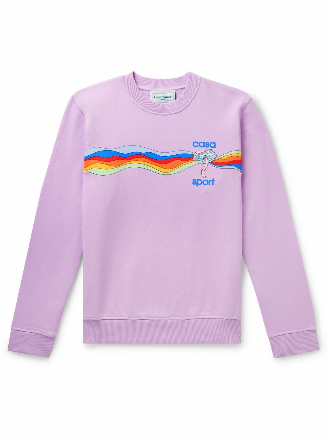 Casablanca o1mle0326 Printed Sweatshirts Mind Vibrations in Purple Size US XXL / EU 58 / 5 - 1 Thumbnail