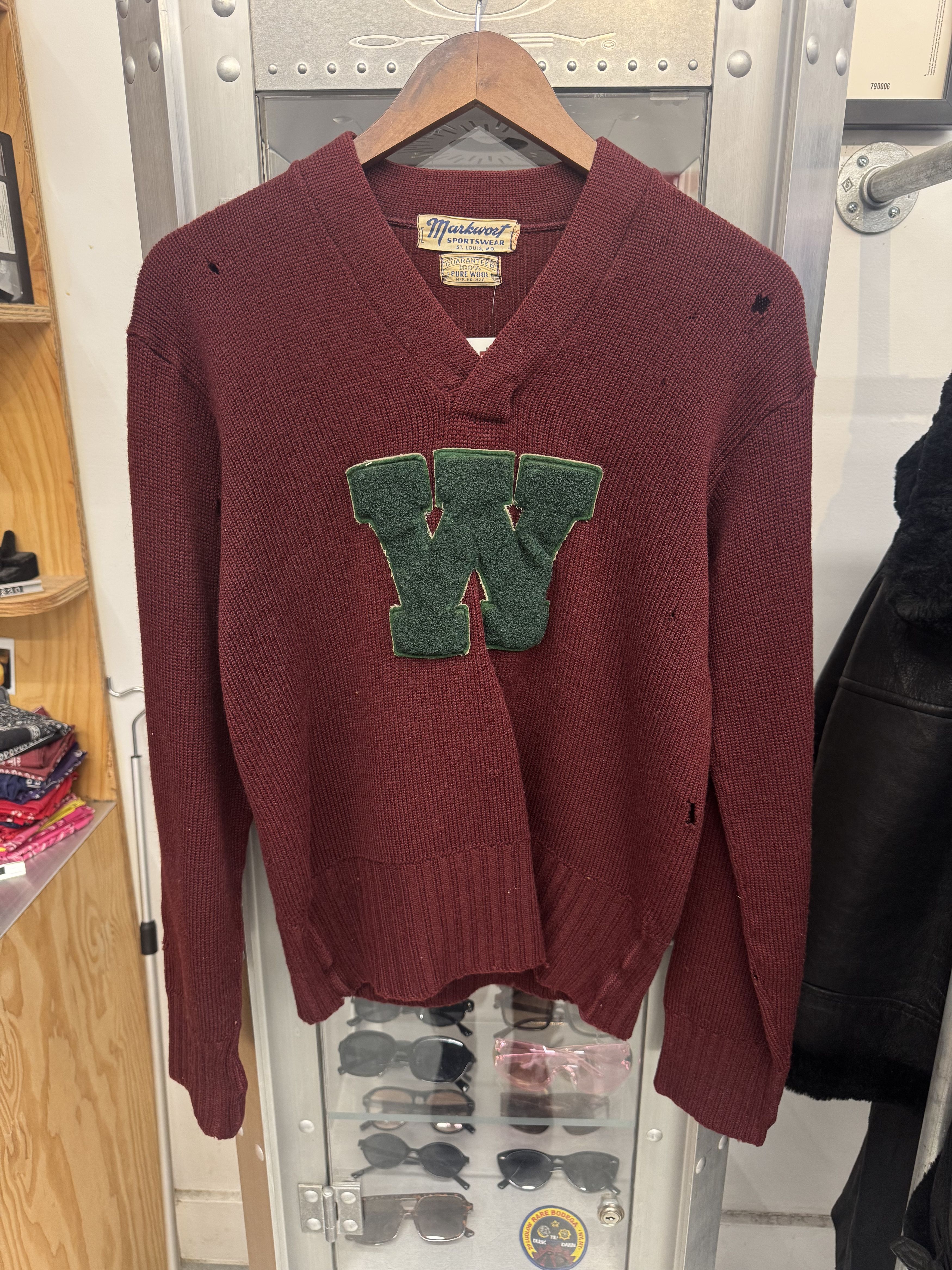 Other Vintage Letterman Sweater Size US XS / EU 42 / 0 - 2 Thumbnail