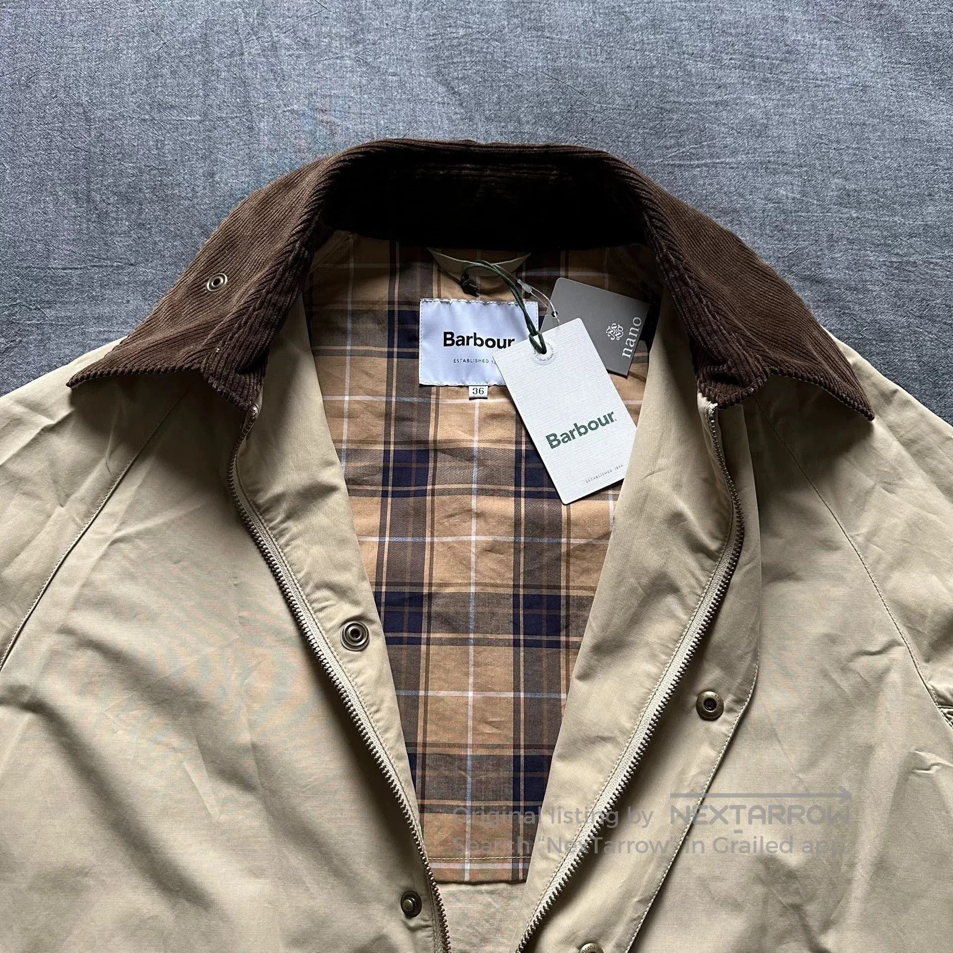 Barbour Barbour OS Oversize Bedale Belted Jacket. Size US M / EU 48-50 / 2 - 5 Thumbnail