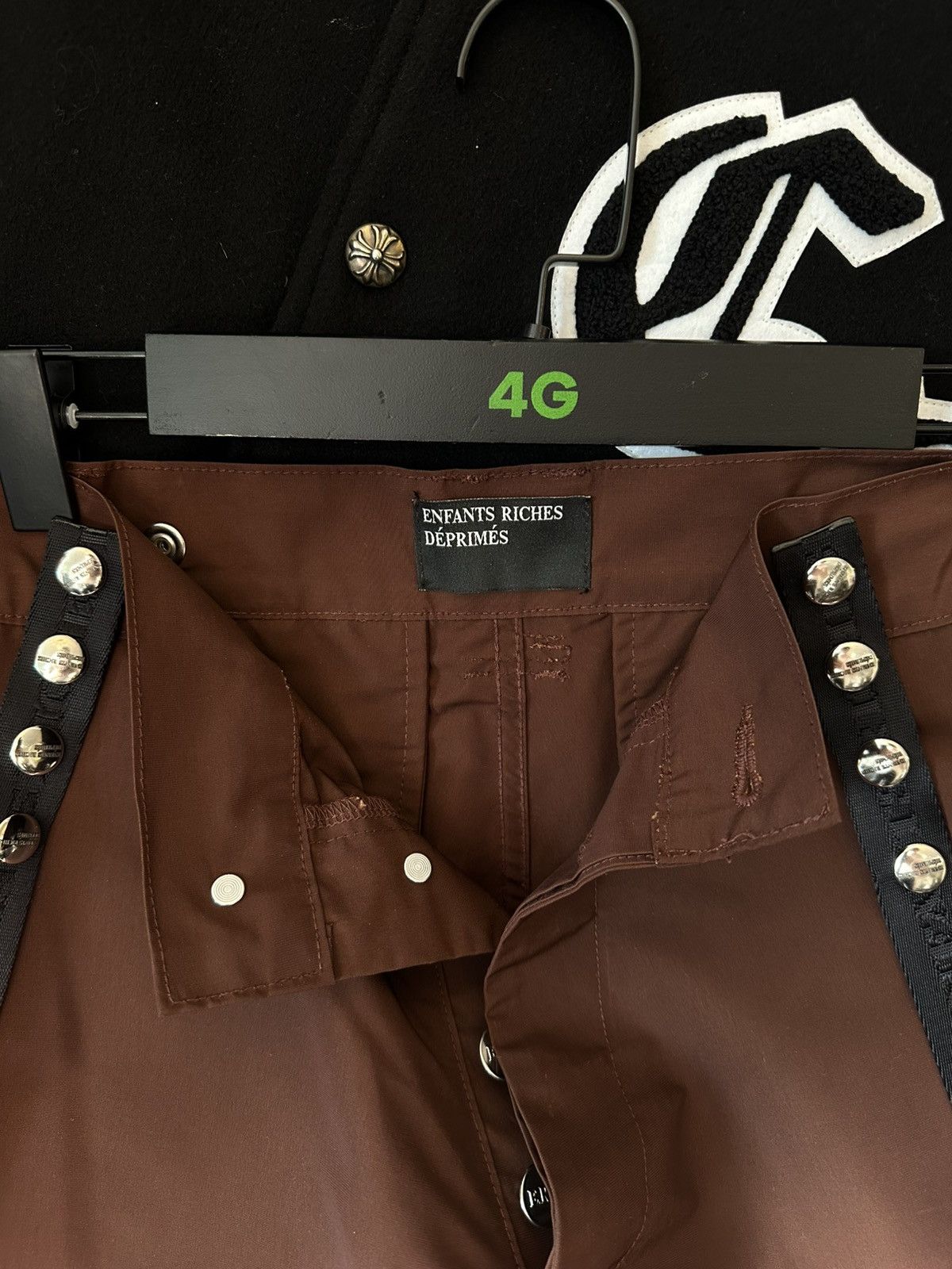 Enfants Riches Deprimes ERD BROWN CARGO BONDAGE PANTS Size US 30 / EU 46 - 4 Thumbnail