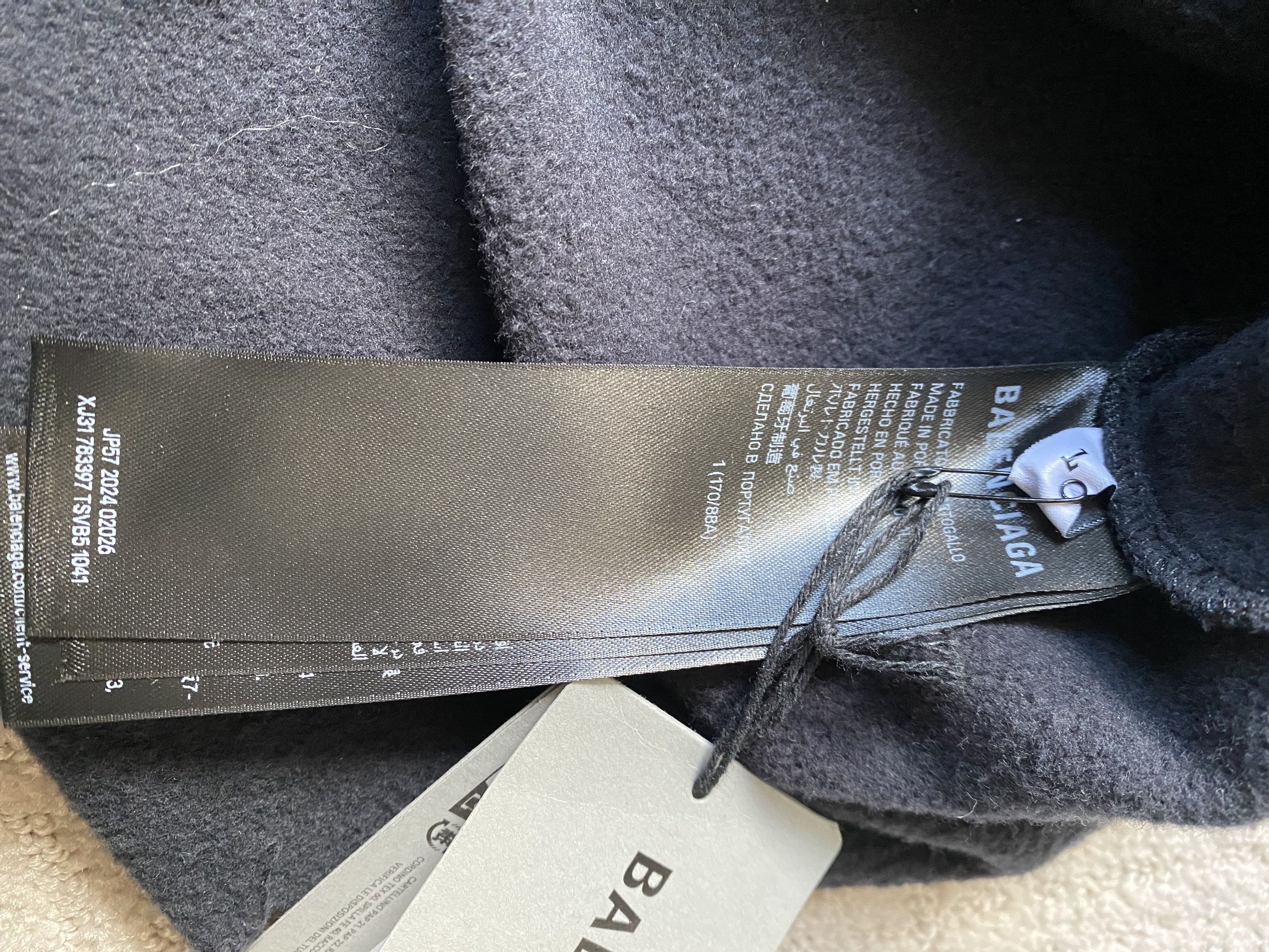 Balenciaga DIY Imprint Cropped Hoodie Size US XS / EU 42 / 0 - 4 Thumbnail