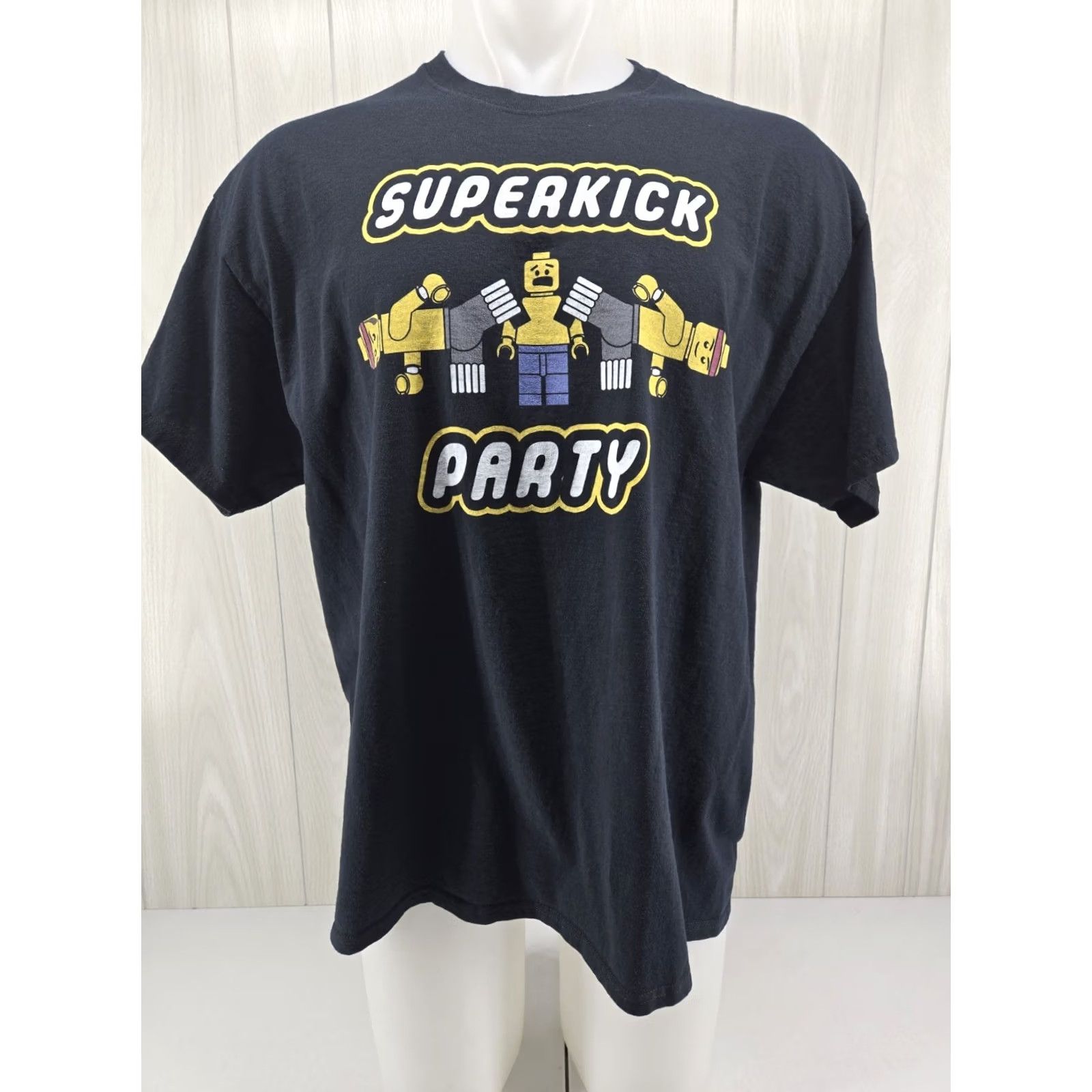 Vintage Pro Wrestling Tees T-Shirt Young Bucks Superkick Party XL Black Short Sleeve Crew Neck Logo Graphic Print Mens XL Size US XL / EU 56 / 4 - 2 Thumbnail