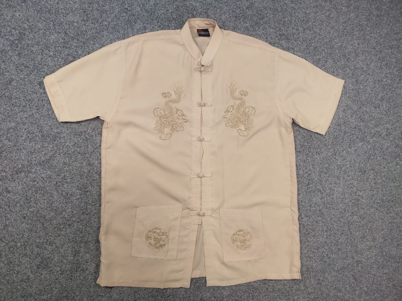Quiksilver Vintage Quiksilver Traditional Chinese Dragons Logo Shirt Size US XL / EU 56 / 4 - 2 Thumbnail