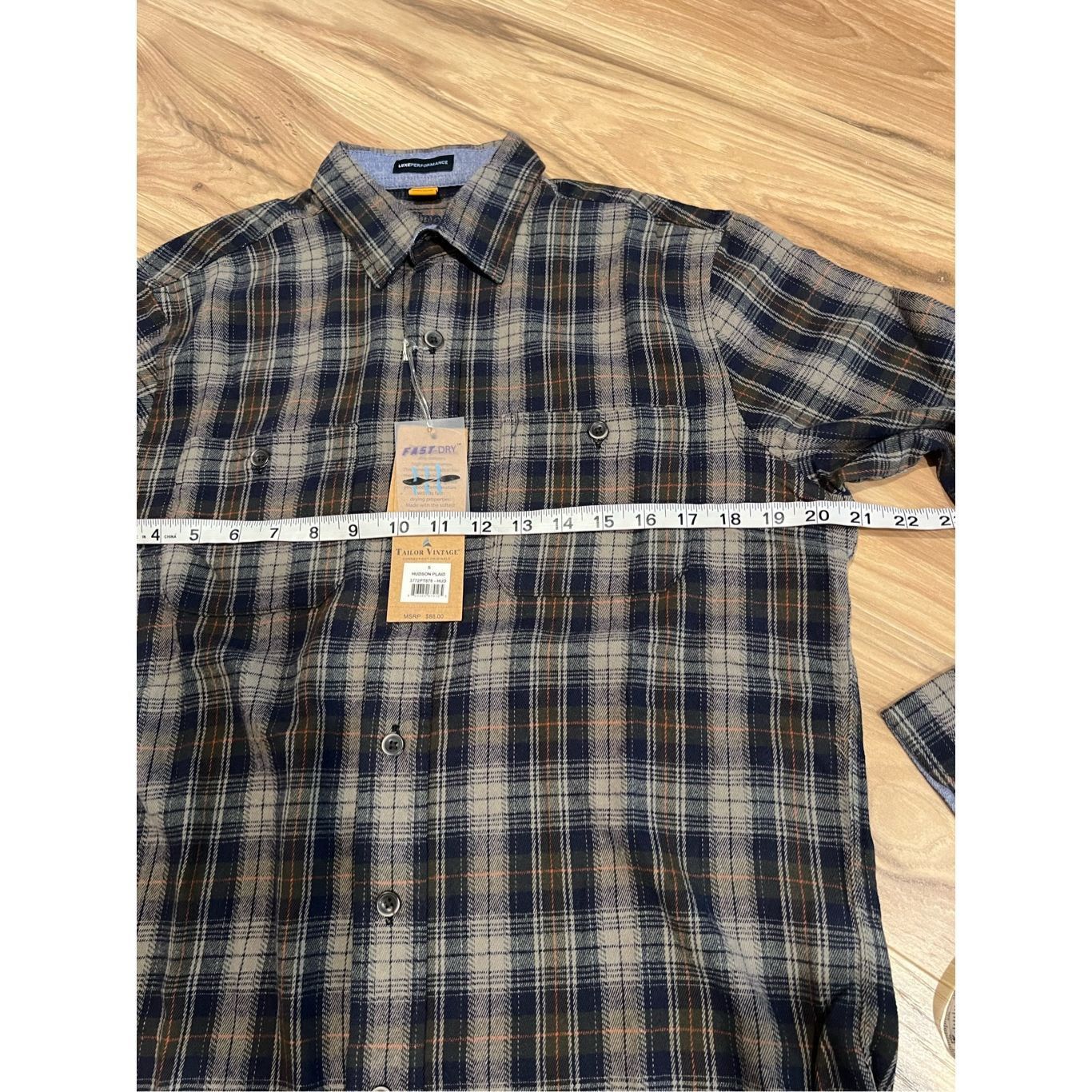 Other Tailor Vintage NWT hudson Plaid Long Sleeve Men Button Down Size US S / EU 44-46 / 1 - 6 Thumbnail