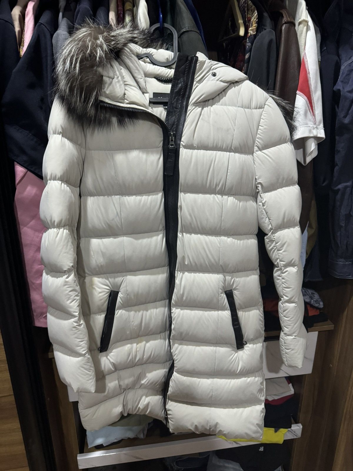 Mackage MACKAGE CALLA SILVER FOX FUR GOOSE DOWN PUFFER JACKET COAT Size US M / EU 48-50 / 2 - 18 Thumbnail