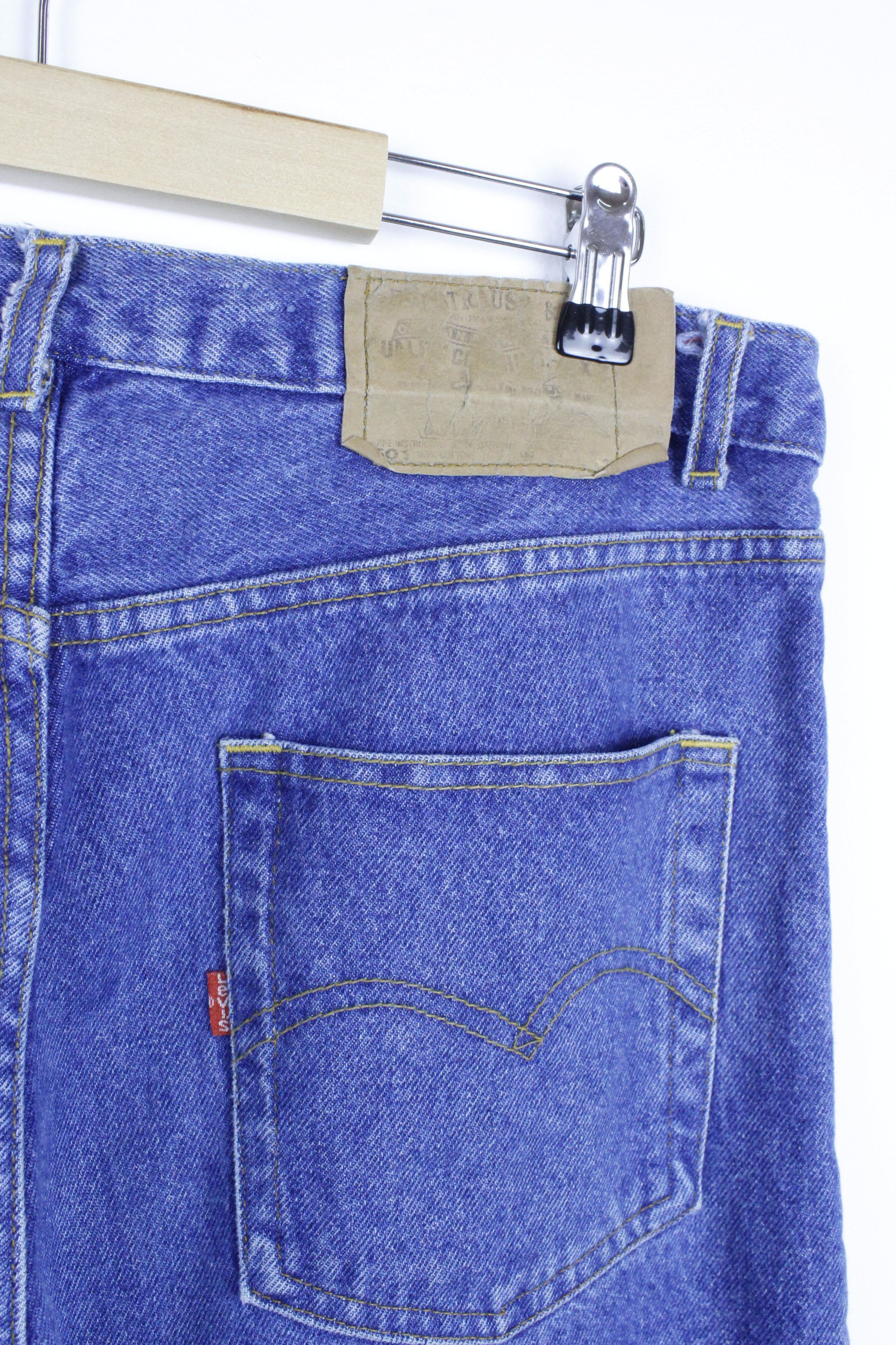 Levi's × Levi's Vintage Clothing × Vintage Vintage 90's Levis 501 Washed Blue Denim Pants Jeans Size US 33 - 4 Thumbnail