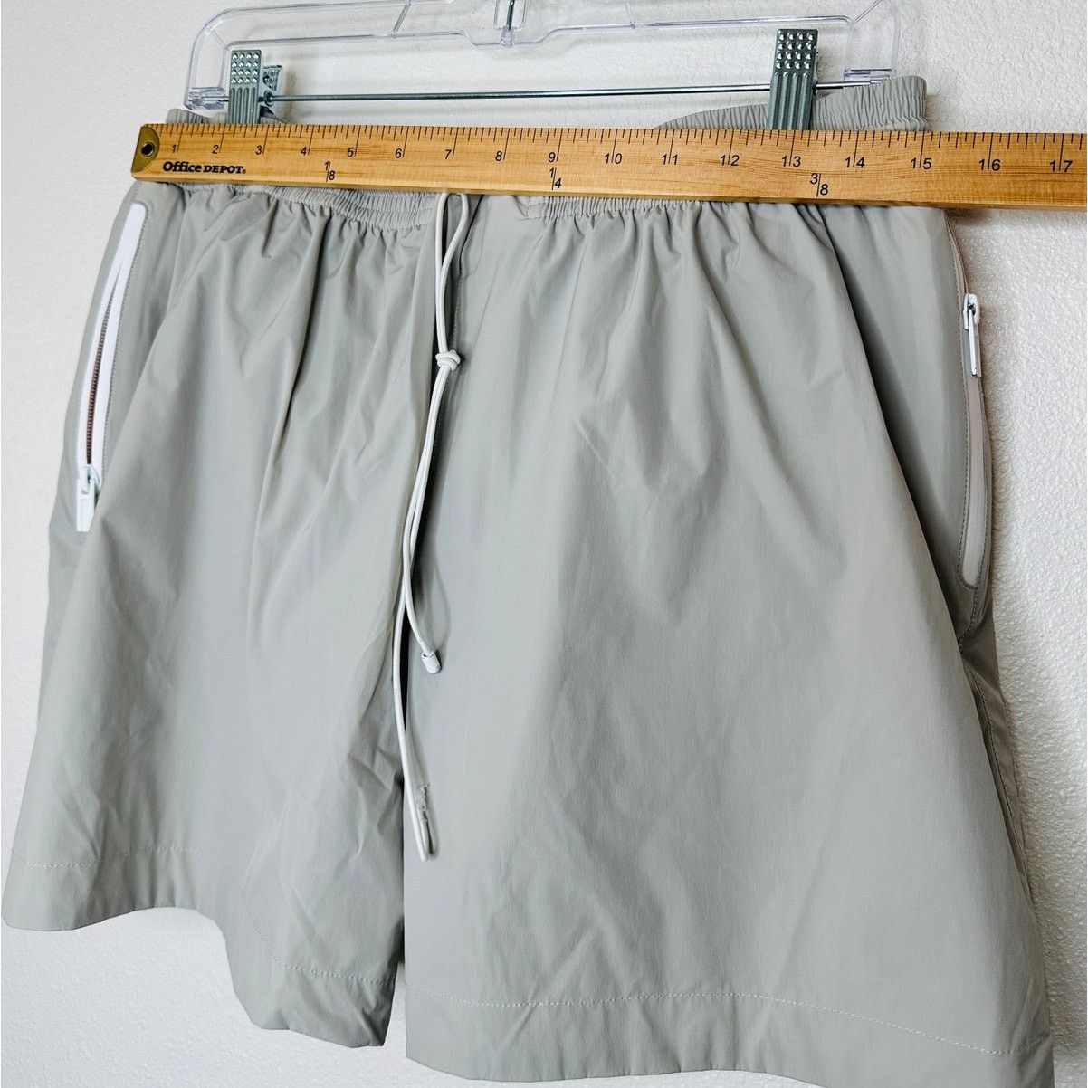 Hermes Hermes Mens Gray Drawstring Waist Zip Pocket Swim Trunks Size US 36 / EU 52 - 11 Thumbnail