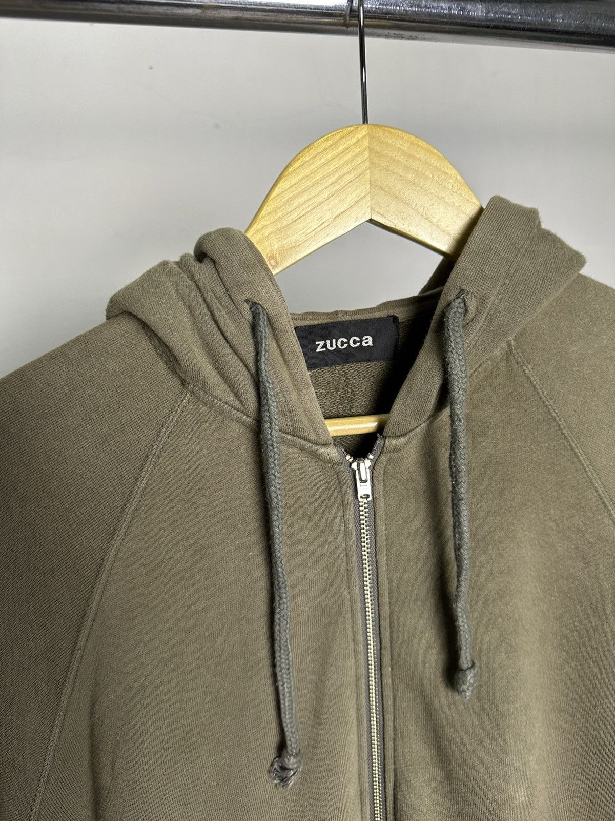 Issey Miyake Zucca by Issey Miyake Cape Sweater Army Green Size US M / EU 48-50 / 2 - 2 Thumbnail