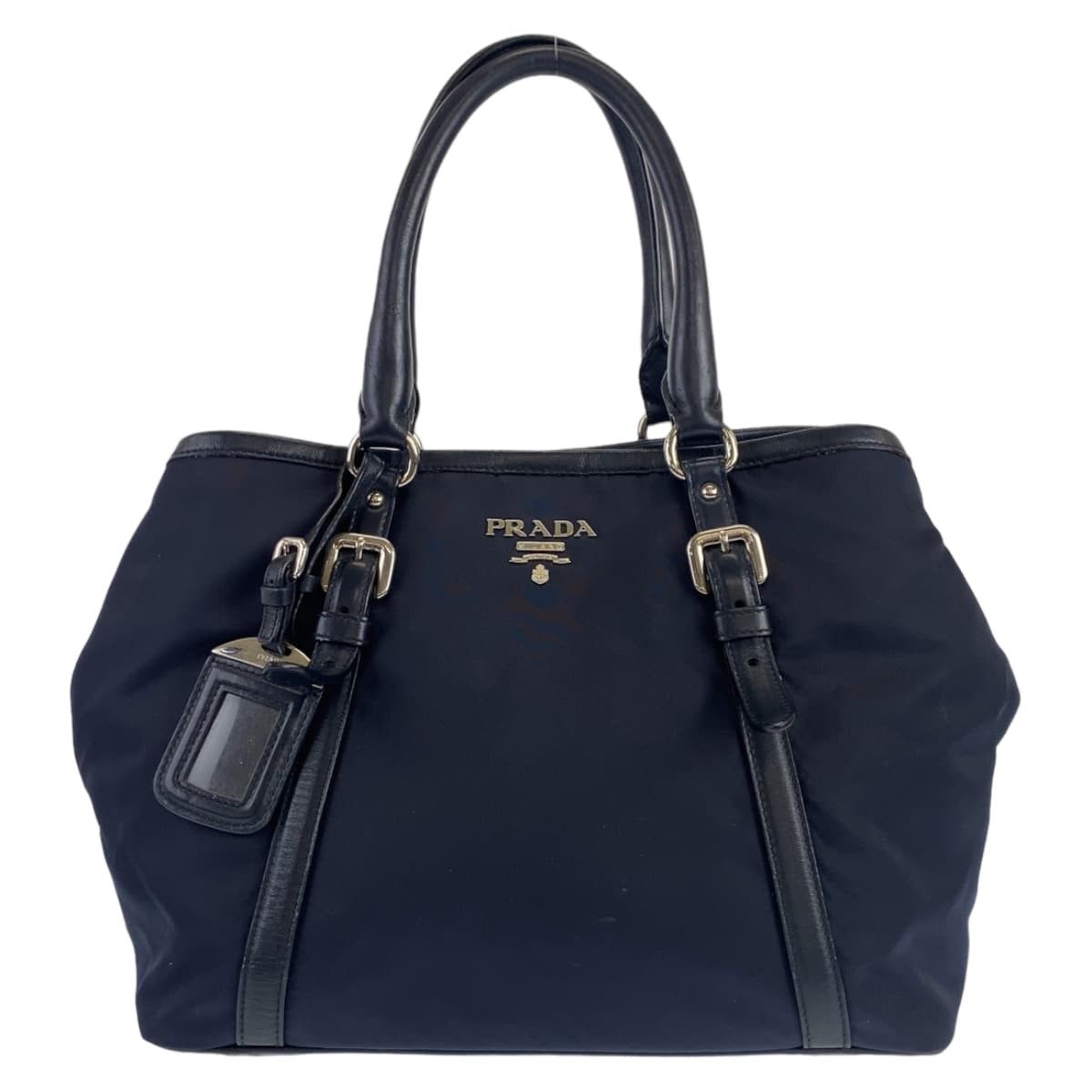 Prada Prada Prada Tessuto Nylon Leather Handbag Textile Tote Bag DUTY FREE for USA Size ONE SIZE - 1 Thumbnail
