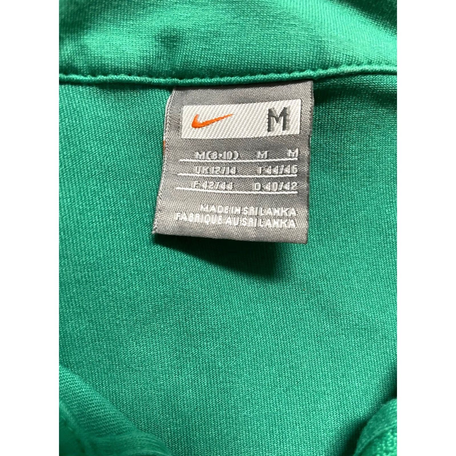 Nike Nike Women's Green Full Zip Sweatert Jacket Sz M Long Sleeve Athletic Stain, Track Jacket, Activewear, Logo, Nike, Green, Regular, Size M, Women Size M / US 6-8 / IT 42-44 - 5 Thumbnail